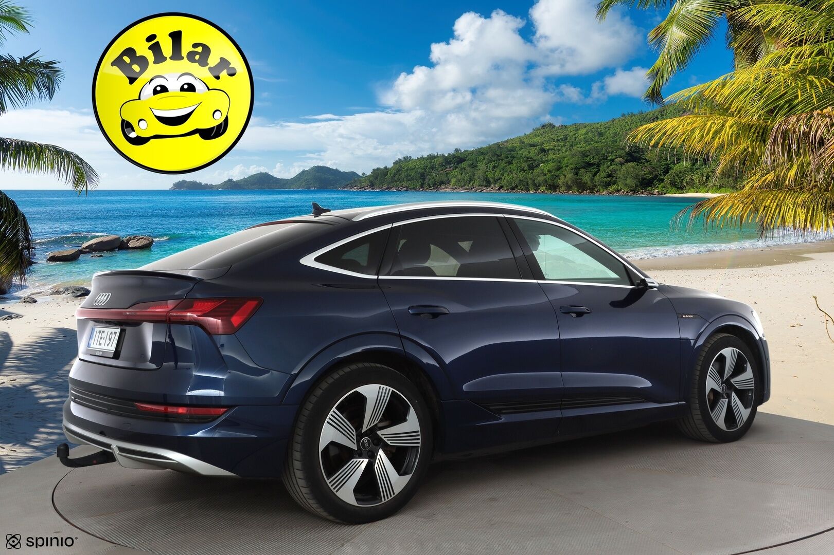AUDI E-TRON 2021 Sportback 55 quattro S line - | ACC | ILP | Koukku | Matrix-LED | HUD | Ilma-Alusta | Panorama | Muistipenkki | Sporttinahat | Pimeänäköavustin | 360-Kamera | Merkkihuollettu |