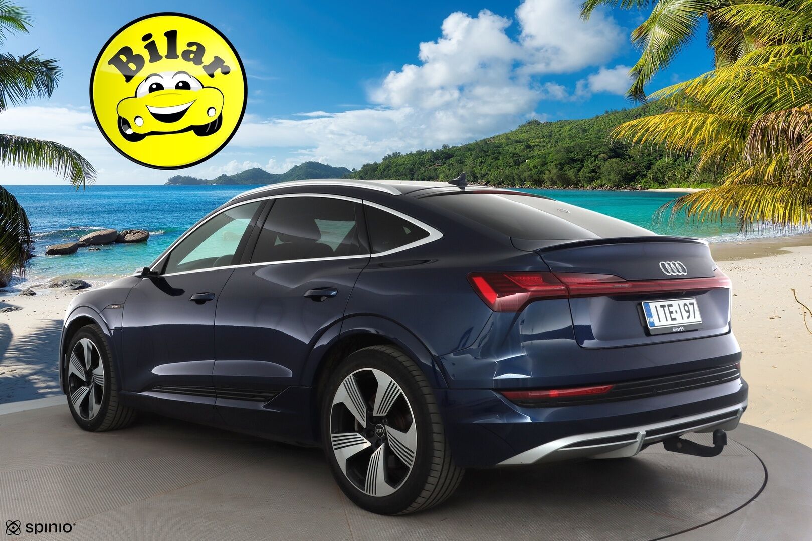 AUDI E-TRON 2021 Sportback 55 quattro S line - | ACC | ILP | Koukku | Matrix-LED | HUD | Ilma-Alusta | Panorama | Muistipenkki | Sporttinahat | Pimeänäköavustin | 360-Kamera | Merkkihuollettu |
