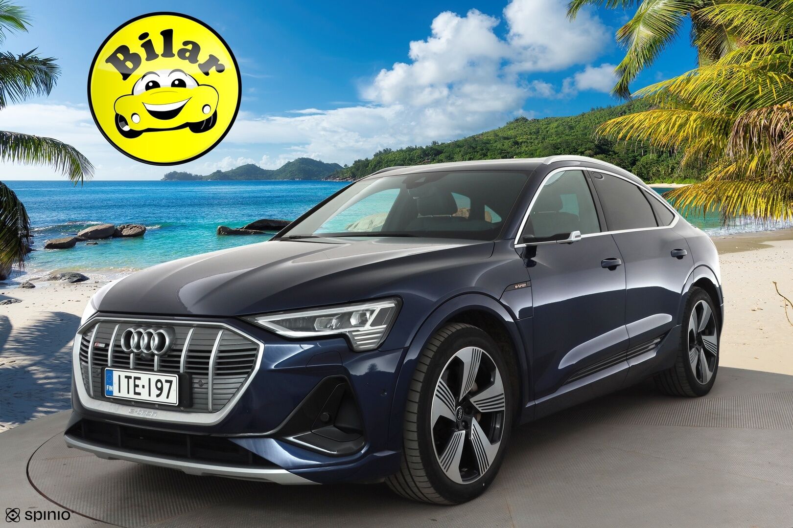 AUDI E-TRON 2021 Sportback 55 quattro S line - | ACC | ILP | Koukku | Matrix-LED | HUD | Ilma-Alusta | Panorama | Muistipenkki | Sporttinahat | Pimeänäköavustin | 360-Kamera | Merkkihuollettu |