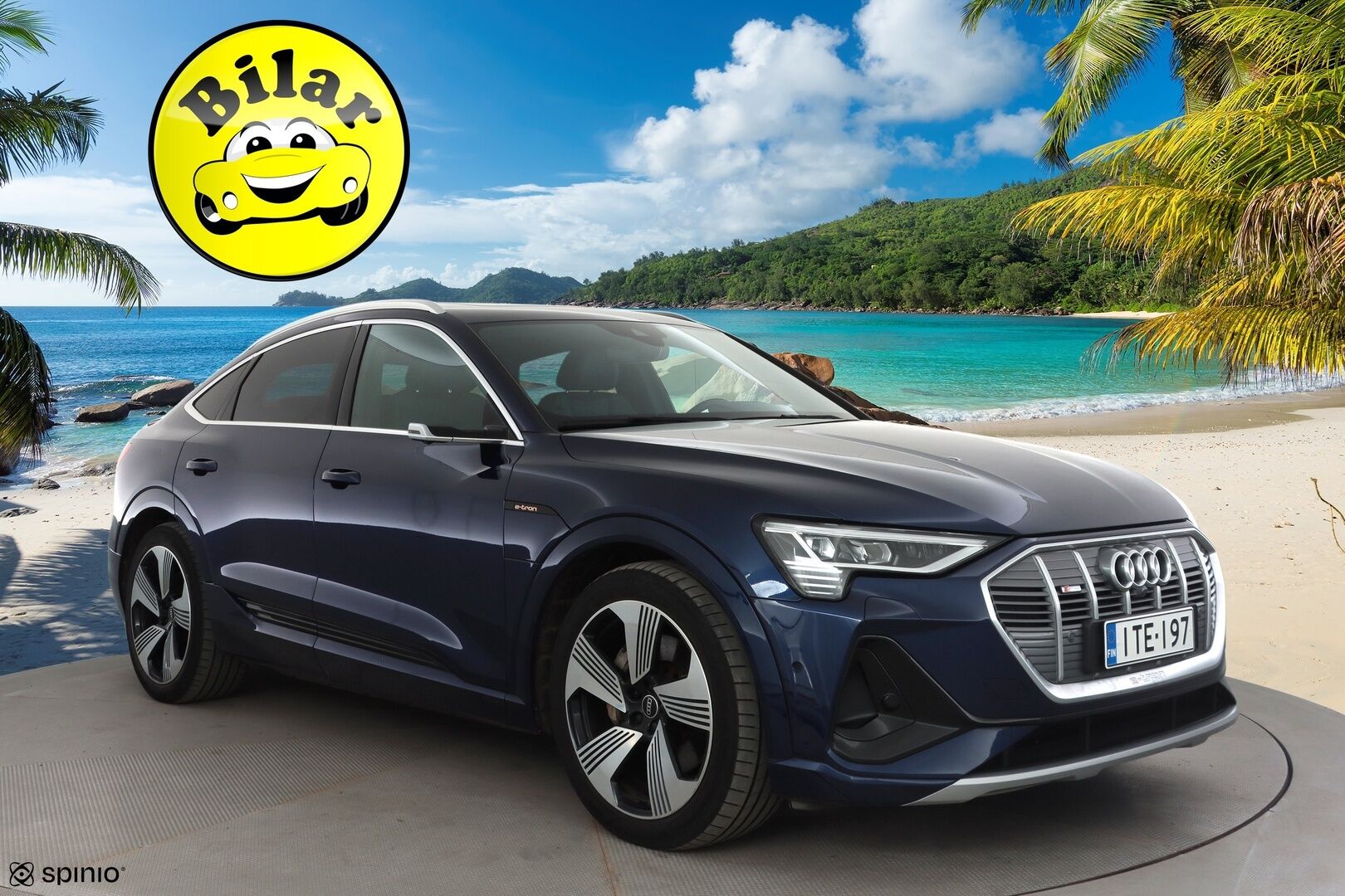 AUDI E-TRON 2021 Sportback 55 quattro S line - | ACC | ILP | Koukku | Matrix-LED | HUD | Ilma-Alusta | Panorama | Muistipenkki | Sporttinahat | Pimeänäköavustin | 360-Kamera | Merkkihuollettu |
