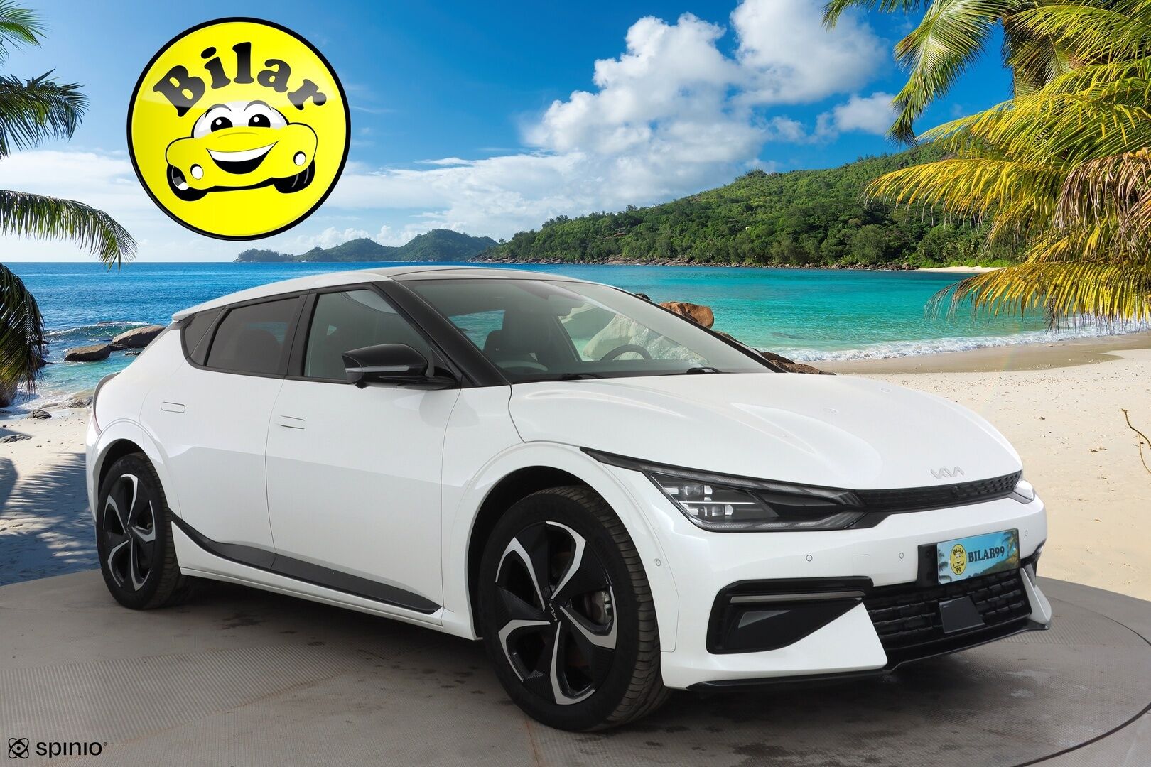 KIA EV6 2022 GT-Line AWD 77 kWh 325 hv - | ACC | ILP | HUD | 360° | Meridian | Kattoluukku | Ilm. relax penkit | Muistipenkki | Keyless | HDA | BSM | CTA | Ambient light | Merkkihuollettu |