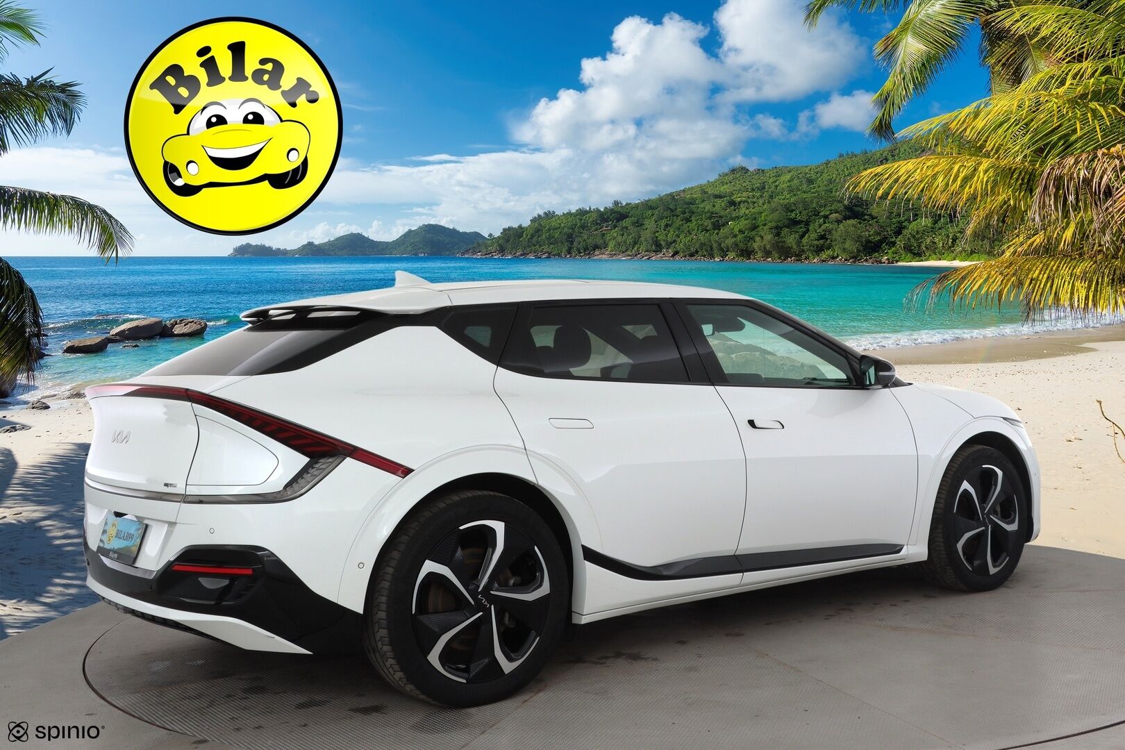 KIA EV6 2022 GT-Line AWD 77 kWh 325 hv - | ACC | ILP | HUD | 360° | Meridian | Kattoluukku | Ilm. relax penkit | Muistipenkki | Keyless | HDA | BSM | CTA | Ambient light | Merkkihuollettu |