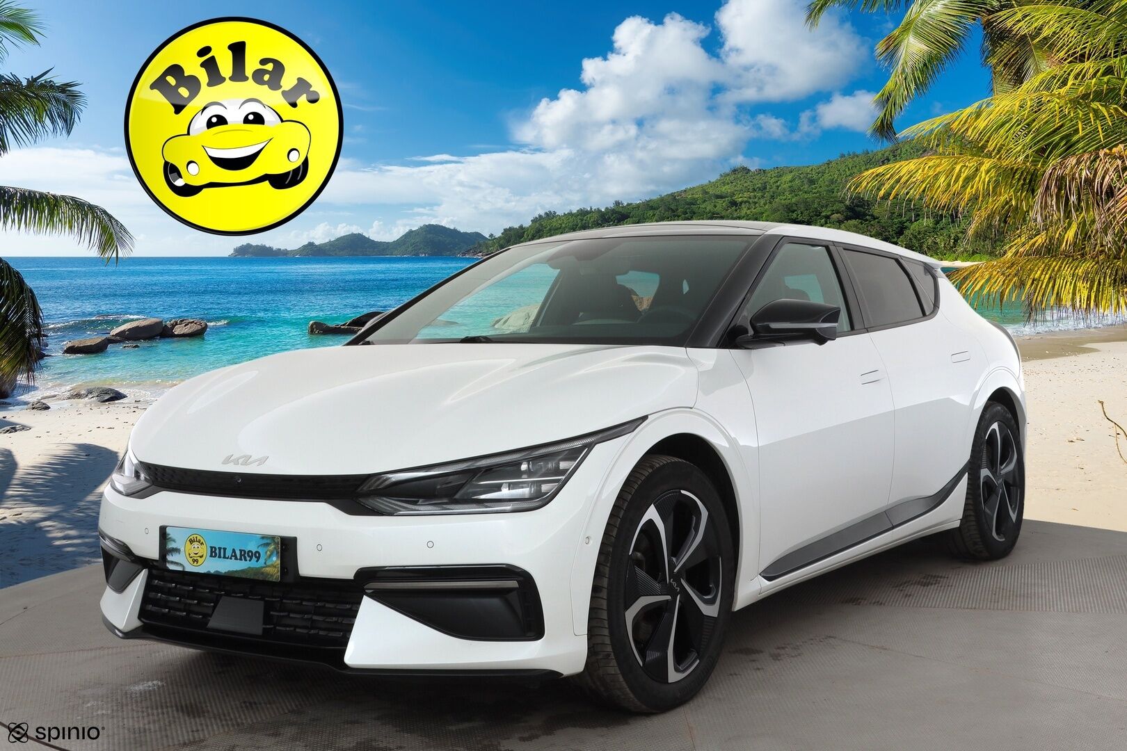 KIA EV6 2022 GT-Line AWD 77 kWh 325 hv - | ACC | ILP | HUD | 360° | Meridian | Kattoluukku | Ilm. relax penkit | Muistipenkki | Keyless | HDA | BSM | CTA | Ambient light | Merkkihuollettu |