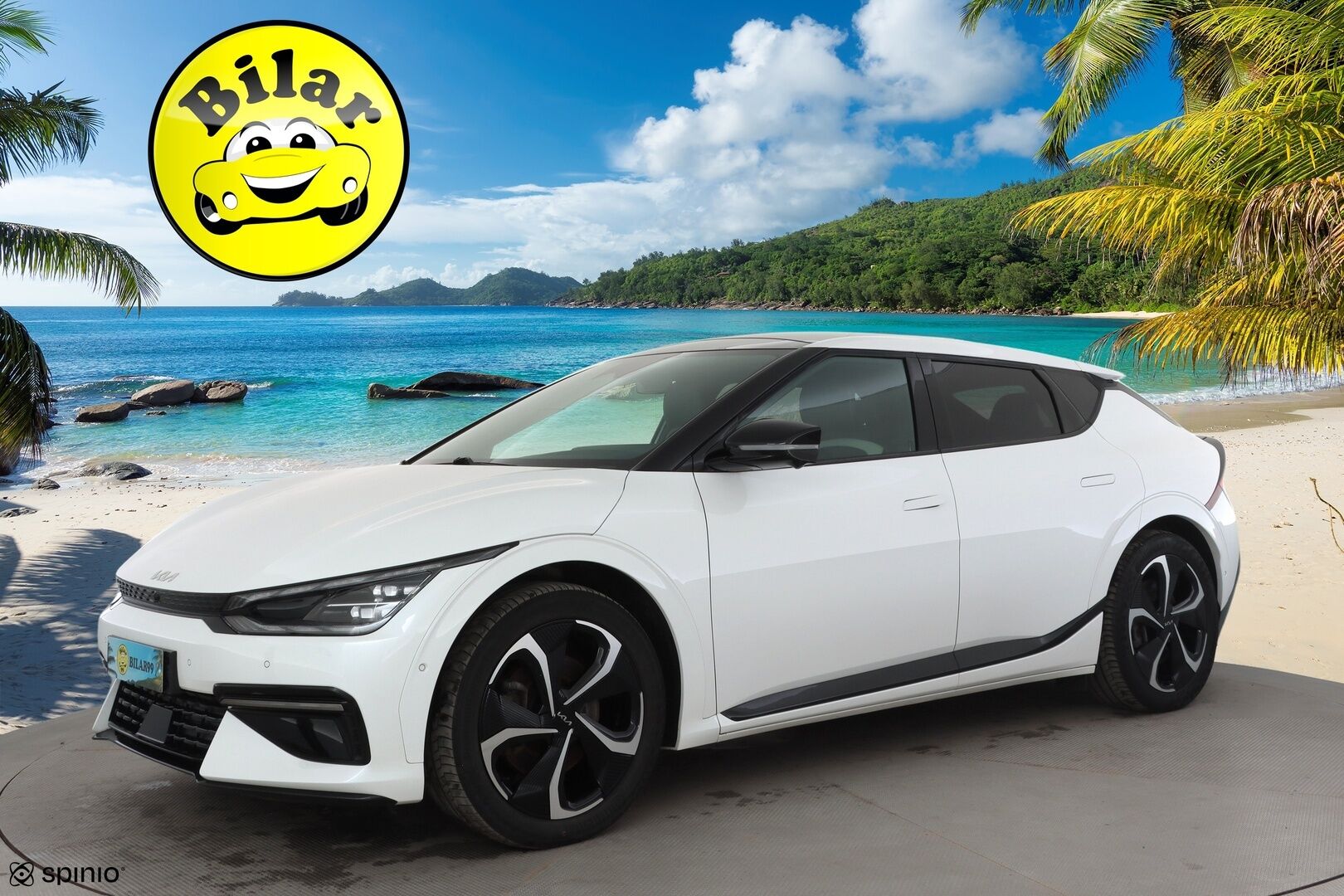 KIA EV6 2022 GT-Line AWD 77 kWh 325 hv - | ACC | ILP | HUD | 360° | Meridian | Kattoluukku | Ilm. relax penkit | Muistipenkki | Keyless | HDA | BSM | CTA | Ambient light | Merkkihuollettu |