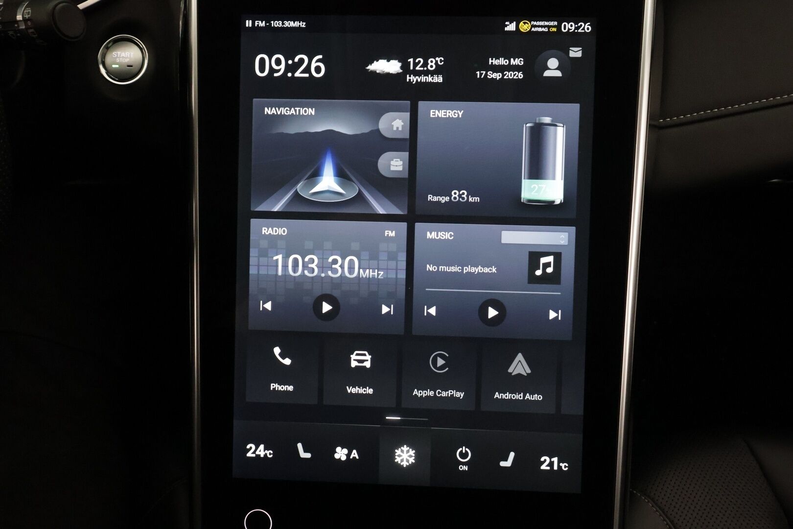 MG MARVEL R 2022 Performance AWD - | ACC | ILP | BOSE | 360° | Ilm. sähkönahat | Panorama | Muistipenkki | Keyless | Lane Assist | BSM | Apple & Android | Ambient | 2x renkaat aluin |