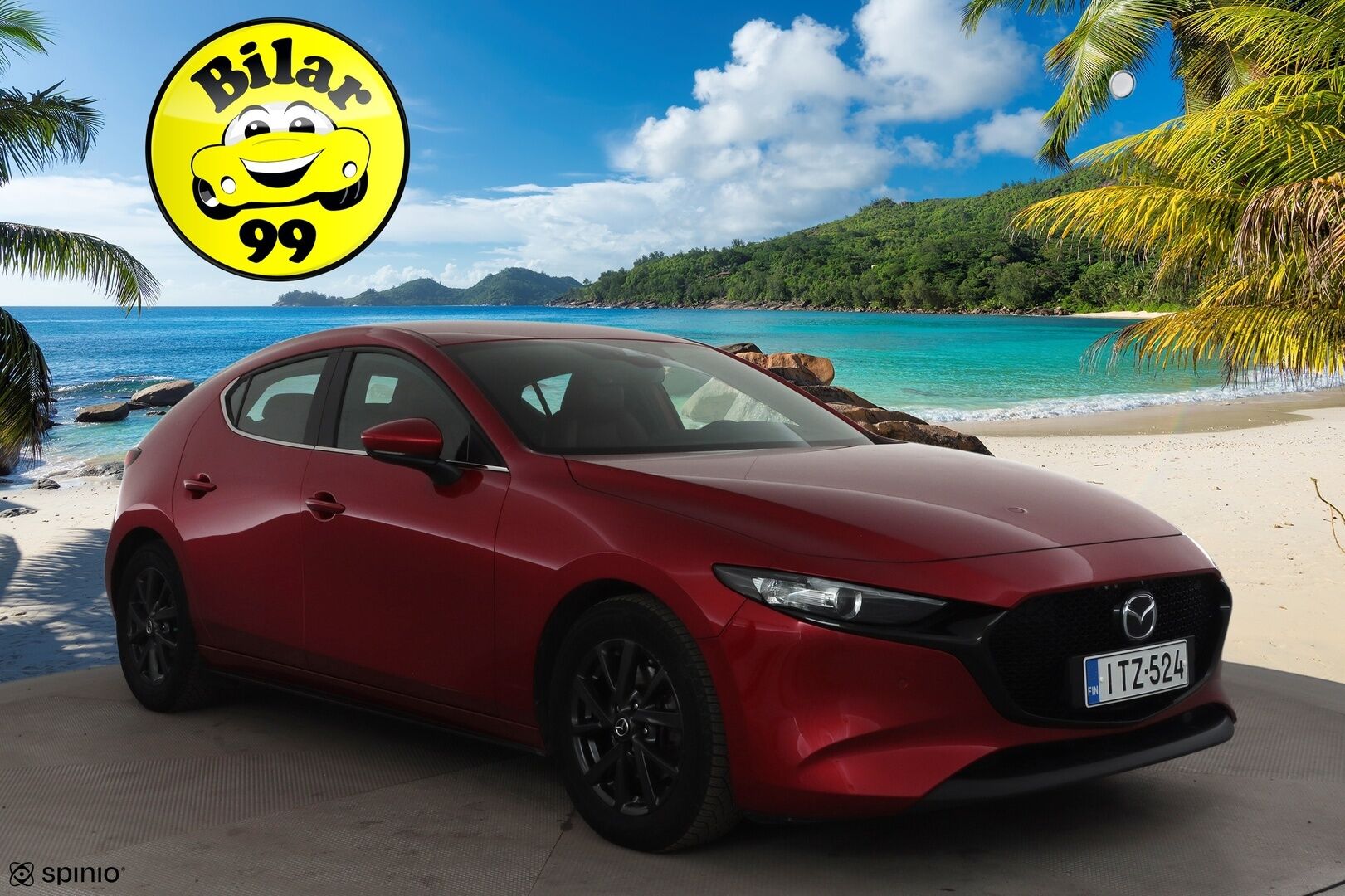 Mazda Mazda3 2020 Hatchback 2,0 (180hv) M Hybrid Skyactiv-X Elegance Business MT Red * ACC / HUD / P.kamera / Muistipenkki * - Bose / LED / Navi / 1.Om Suomi-auto / Kahdet renkaat aluvanteilla / Merkkihuollettu / Huippuvarusteet