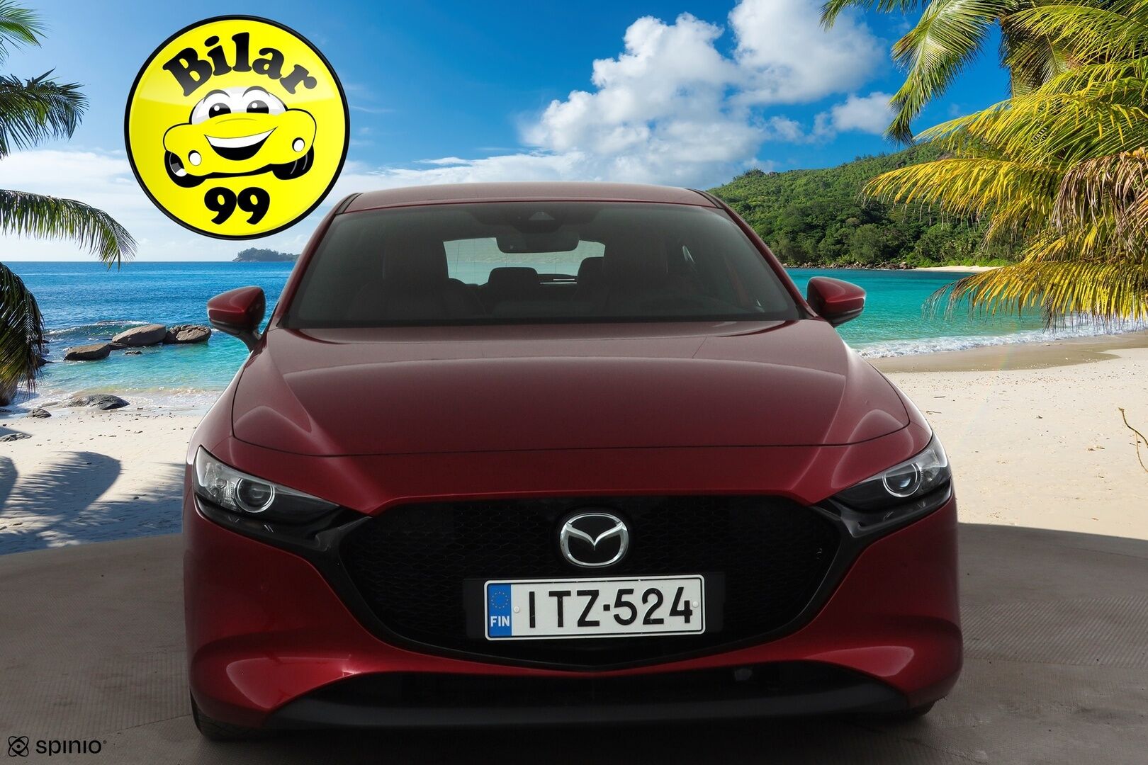Mazda Mazda3 2020 Hatchback 2,0 (180hv) M Hybrid Skyactiv-X Elegance Business MT Red * ACC / HUD / P.kamera / Muistipenkki * - Bose / LED / Navi / 1.Om Suomi-auto / Kahdet renkaat aluvanteilla / Merkkihuollettu / Huippuvarusteet