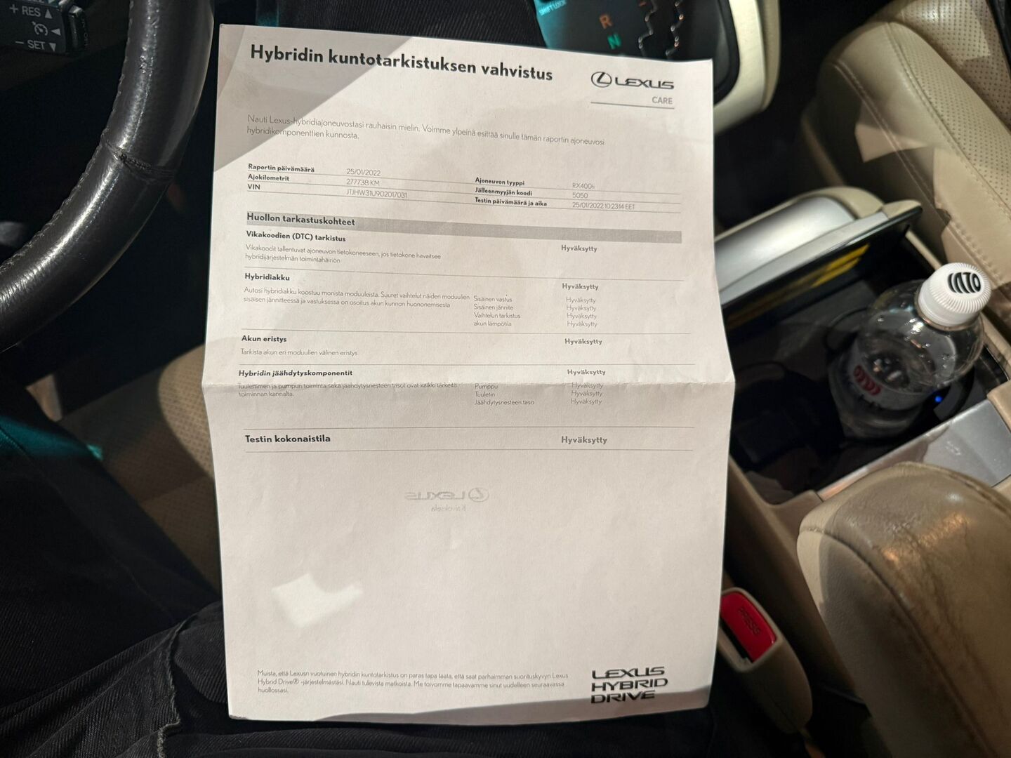 Lexus RX 2007 400h 4WD / YritysOutlet - Myydään vain yrityksille / - Siisti! / Juuri katsastettu / Hyvät varusteet / 3-om. Suomi-auto / Täydellinen huoltohistoria!