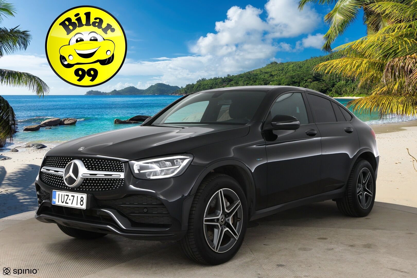 Mercedes-Benz GLC 2020 300 e 4MATIC A Business Coupé EQ Power AMG/ AMG Sisä- ja ulkopaketti / Koukku / LED / P-kamera - 3,99 % KORKOTARJOUS TÄHÄN AUTOON 31.8. ASTI! - Näyttävä Suomi-auto kattavilla varusteilla! 