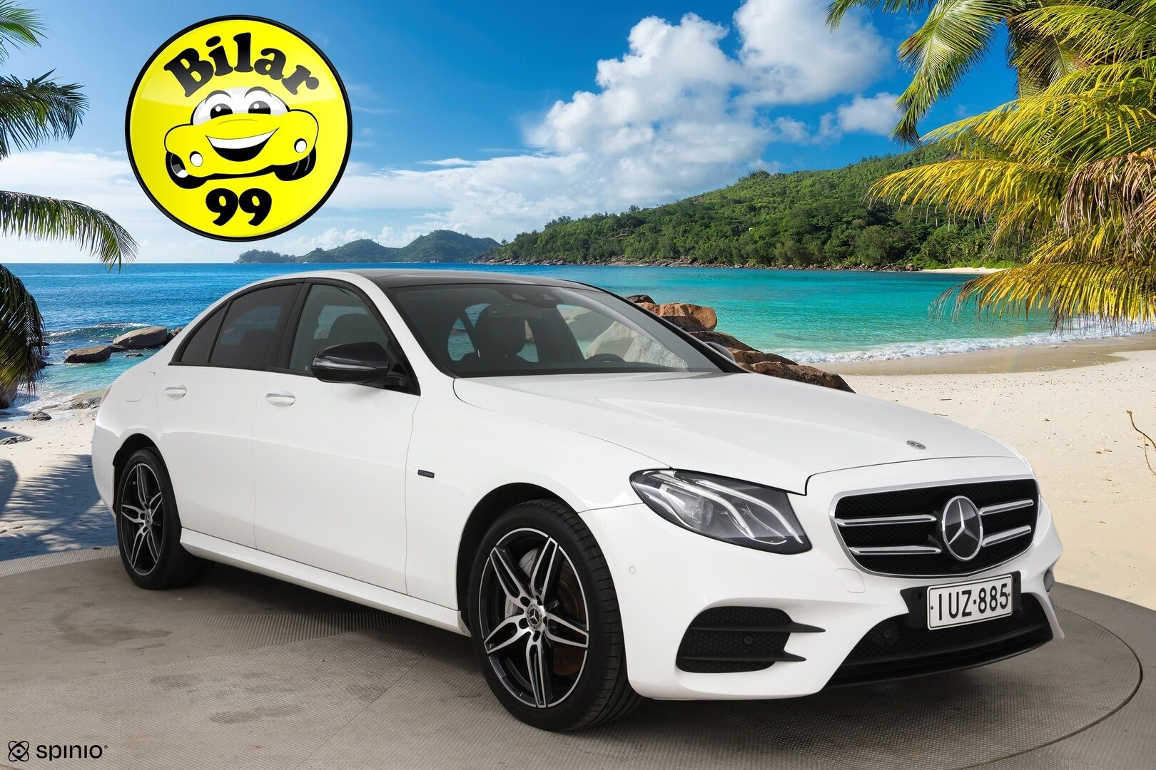 Mercedes-Benz E 2018 350 e A Premium Business AMG / Distronic+ / Panorama / P-kamera / NAVI / Ambiente valaistus / LED high performance - Juuri Tehty Laaja Huolto !