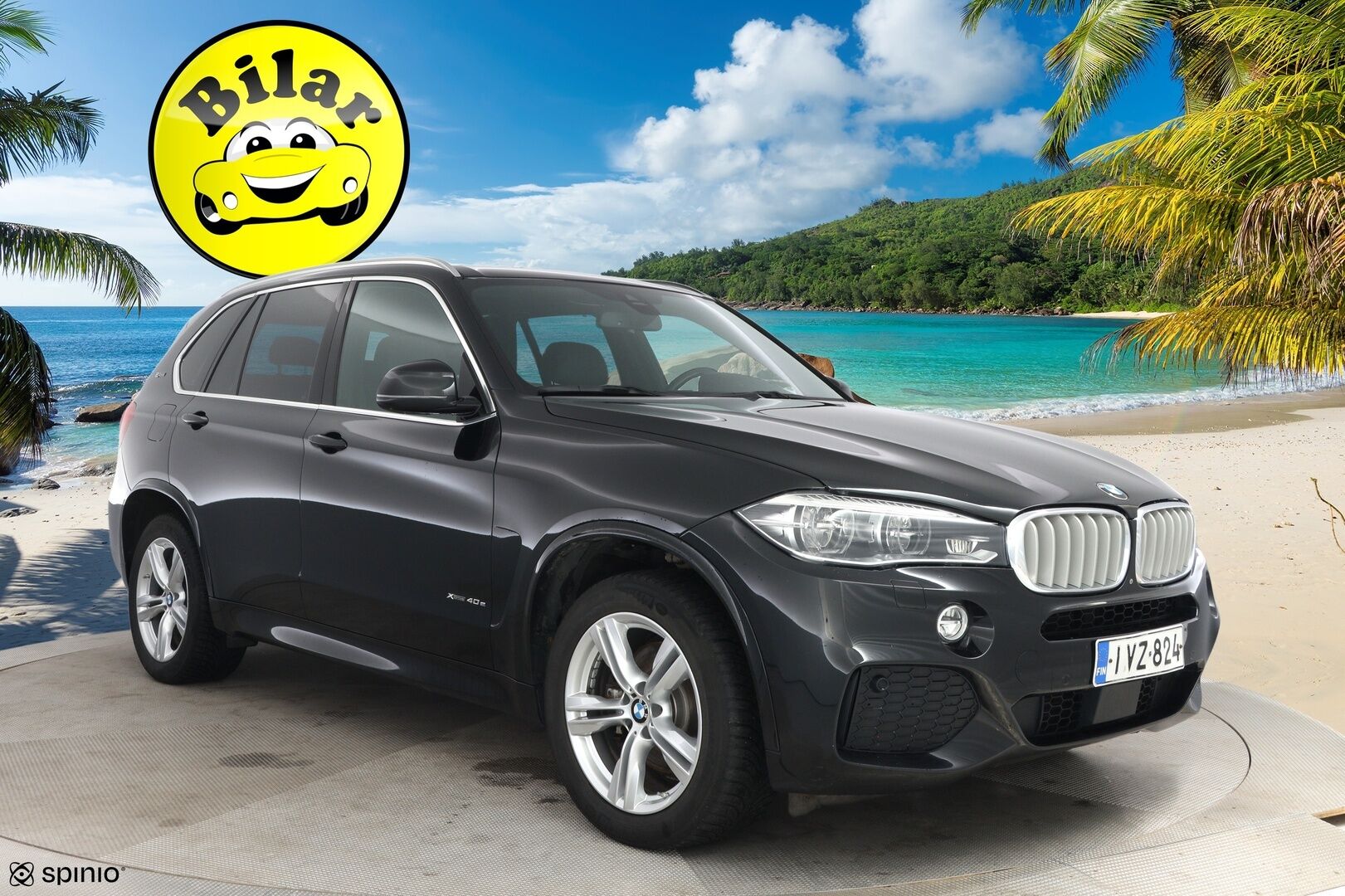 BMW X5 2017 F15 xDrive40e iPerformance M-Sport - ACC | HUD | Panorama | Comfort access | H&K | P.kamera | BLIS | Koukku | Adapt. LED | Muistipenkit | Proff. Navi | 2x Renkaat alumiinivantein