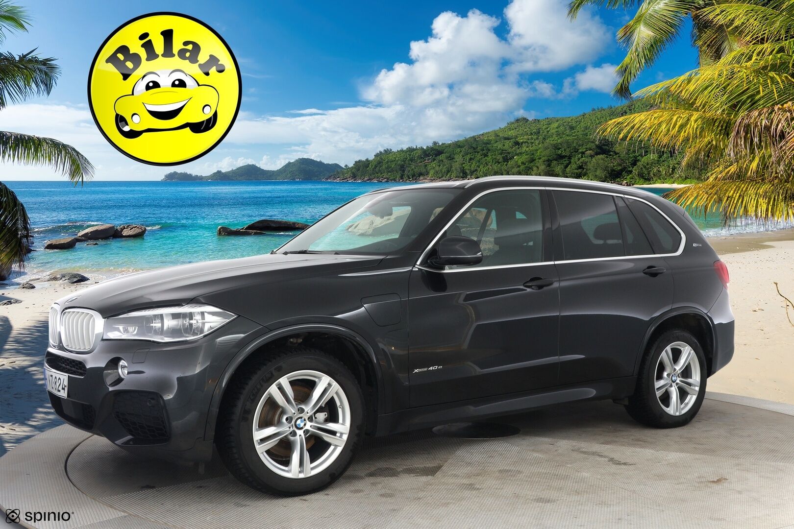 BMW X5 2017 F15 xDrive40e iPerformance M-Sport - ACC | HUD | Panorama | Comfort access | H&K | P.kamera | BLIS | Koukku | Adapt. LED | Muistipenkit | Proff. Navi | 2x Renkaat alumiinivantein
