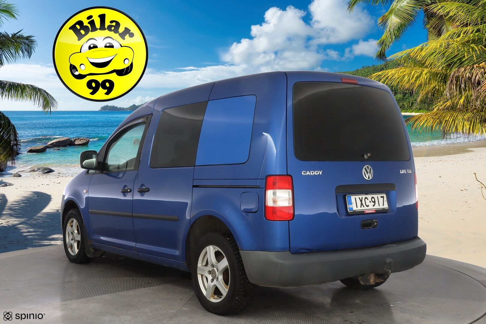 Volkswagen Caddy 2008 Life 1,9 TDI 77 kW DSG-aut * Tämä auto myydään YritysOutlet -valikoimasta vain yritykselle * - Kahdet vanteet / Hyvä huoltohistoria! / Seuraava katsastus 22.7.2026
