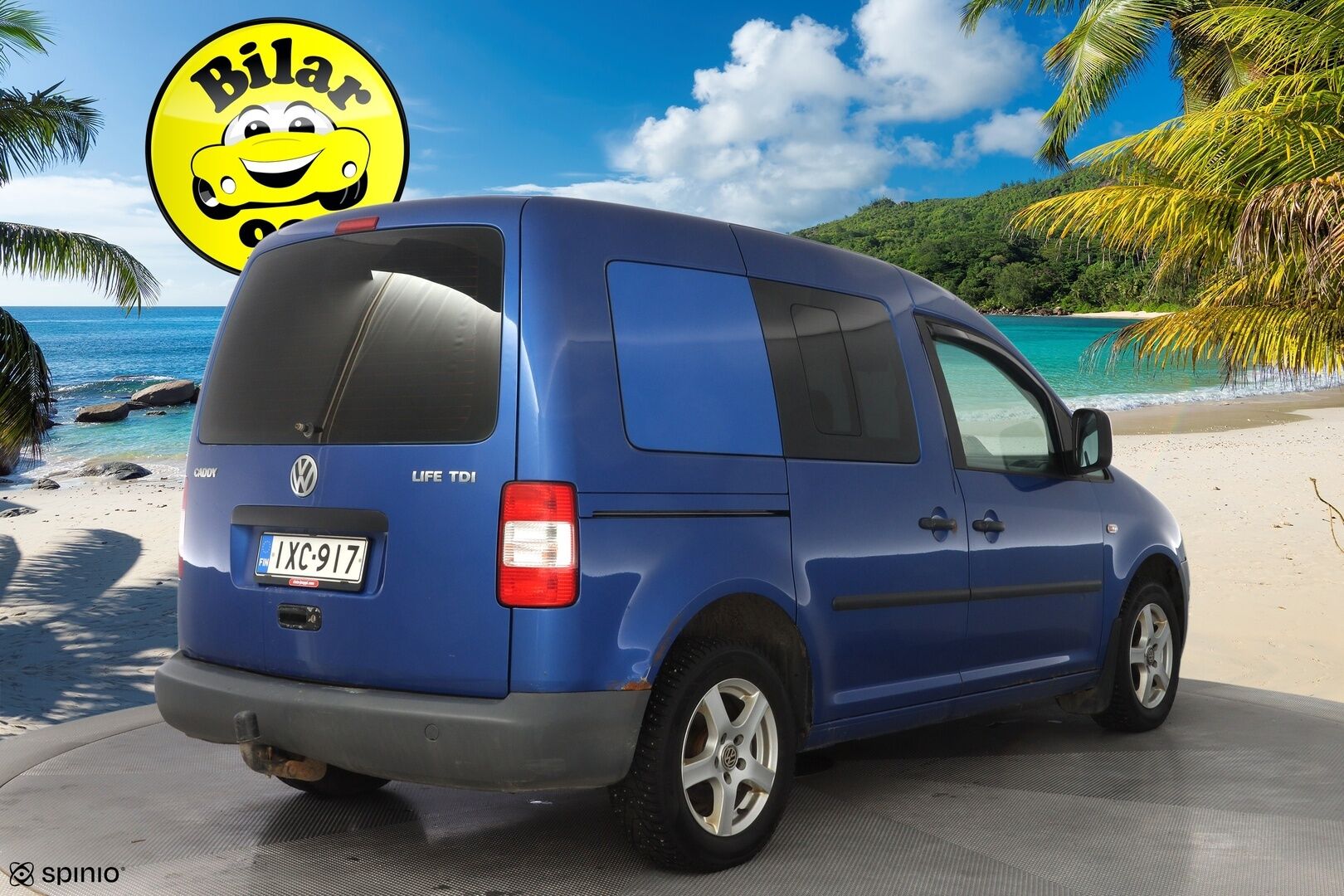 Volkswagen Caddy 2008 Life 1,9 TDI 77 kW DSG-aut * Tämä auto myydään YritysOutlet -valikoimasta vain yritykselle * - Kahdet vanteet / Hyvä huoltohistoria! / Seuraava katsastus 22.7.2026