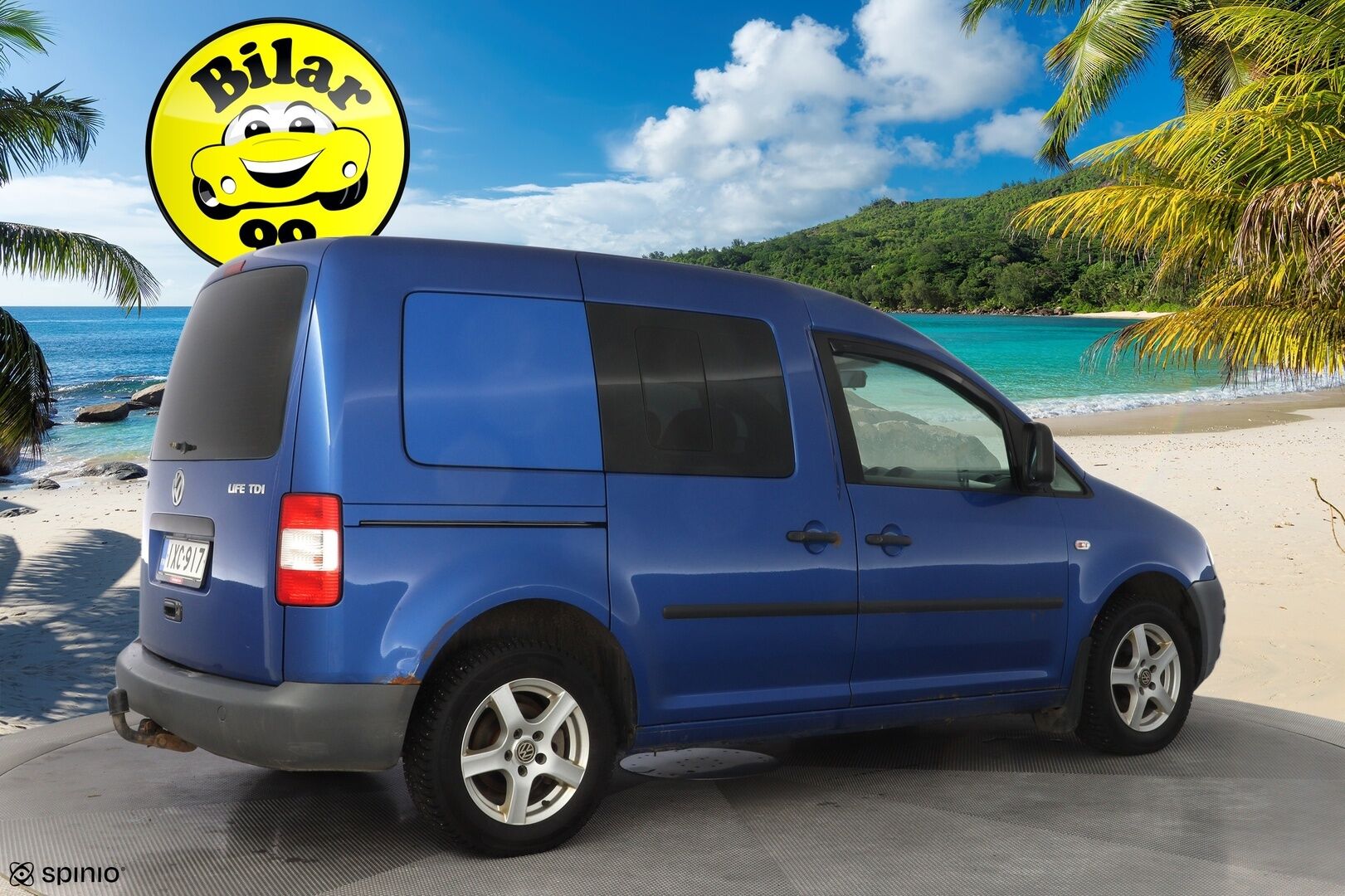 Volkswagen Caddy 2008 Life 1,9 TDI 77 kW DSG-aut * Tämä auto myydään YritysOutlet -valikoimasta vain yritykselle * - Kahdet vanteet / Hyvä huoltohistoria! / Seuraava katsastus 22.7.2026