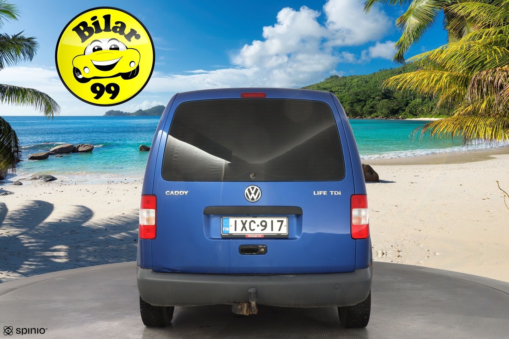 Volkswagen Caddy 2008 Life 1,9 TDI 77 kW DSG-aut * Tämä auto myydään YritysOutlet -valikoimasta vain yritykselle * - Kahdet vanteet / Hyvä huoltohistoria! / Seuraava katsastus 22.7.2026