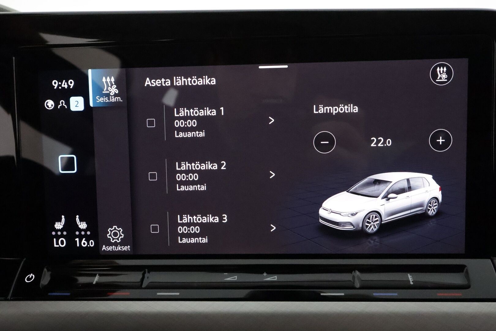 Volkswagen Golf 2021 Comfort Business 1,5 eTSI (MHEV) DSG **Webasto / Adapt.Vakkari / LED-valot / P.Tutkat / Hierova Muistipenkki / Navi** - Suomi-auto / Kahdet Renkaat