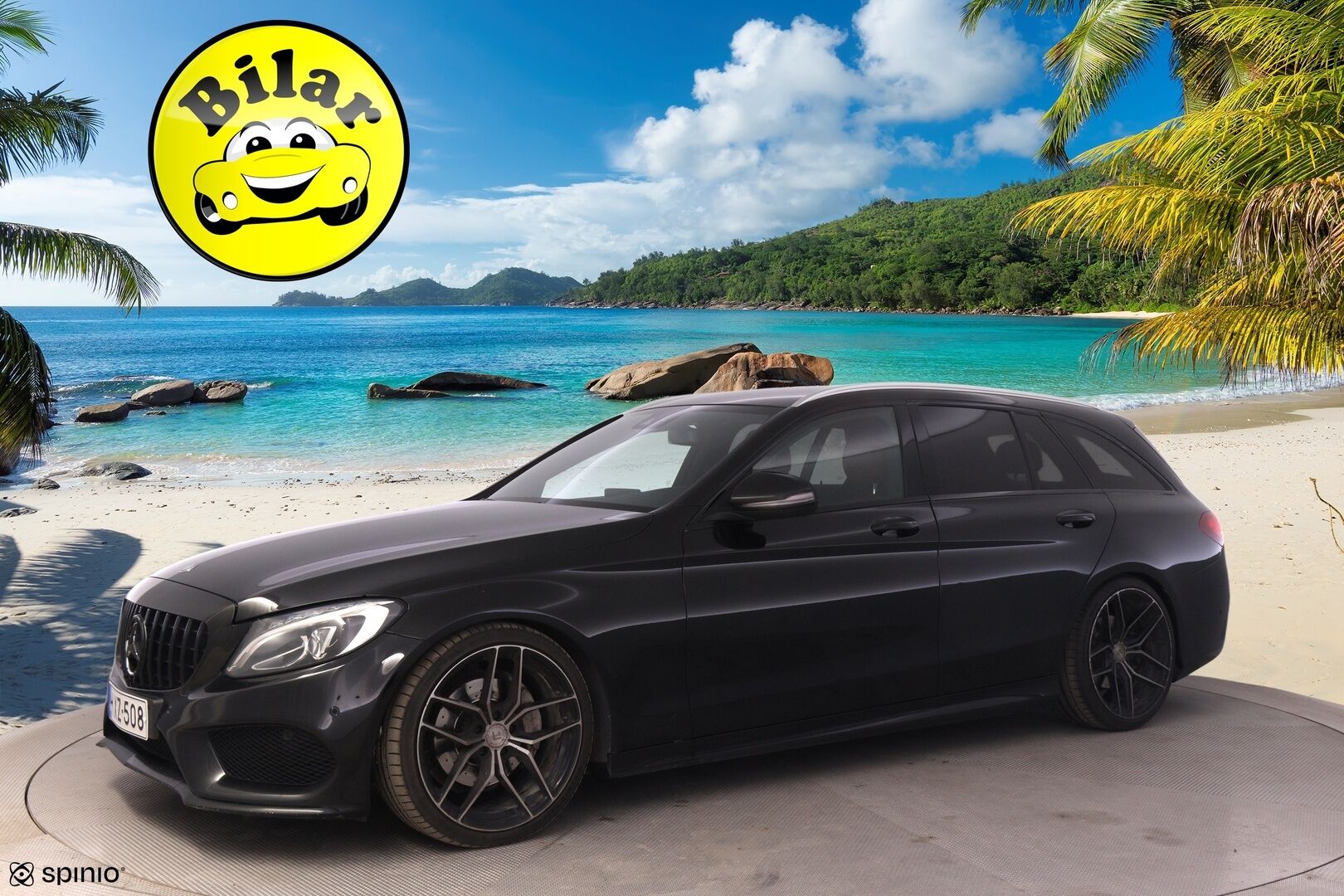 Mercedes-Benz C 2015 220 d T A AMG - | Comand-navi | Punaiset nahat | Sähköluukku | Vakkari | Tutkat | LED High Performance |