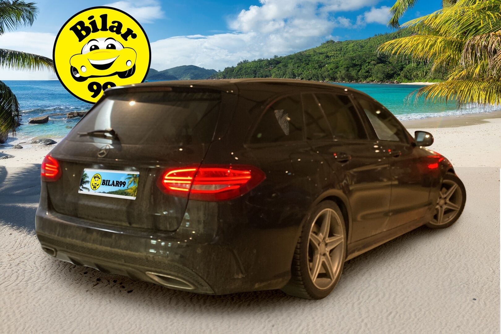 Mercedes-Benz C 2015 220 d T A AMG * Comand-navi / Punaiset nahat / Sähköluukku / Vakkari / Tutkat / LED High Performance* - Näyttävä! / H&R Madallusjouset / Upeat kesävanteet / AMG-vanteet talveksi - HULLUT AVAJAISHULINAT KORKOTARJOUS 3,29 %