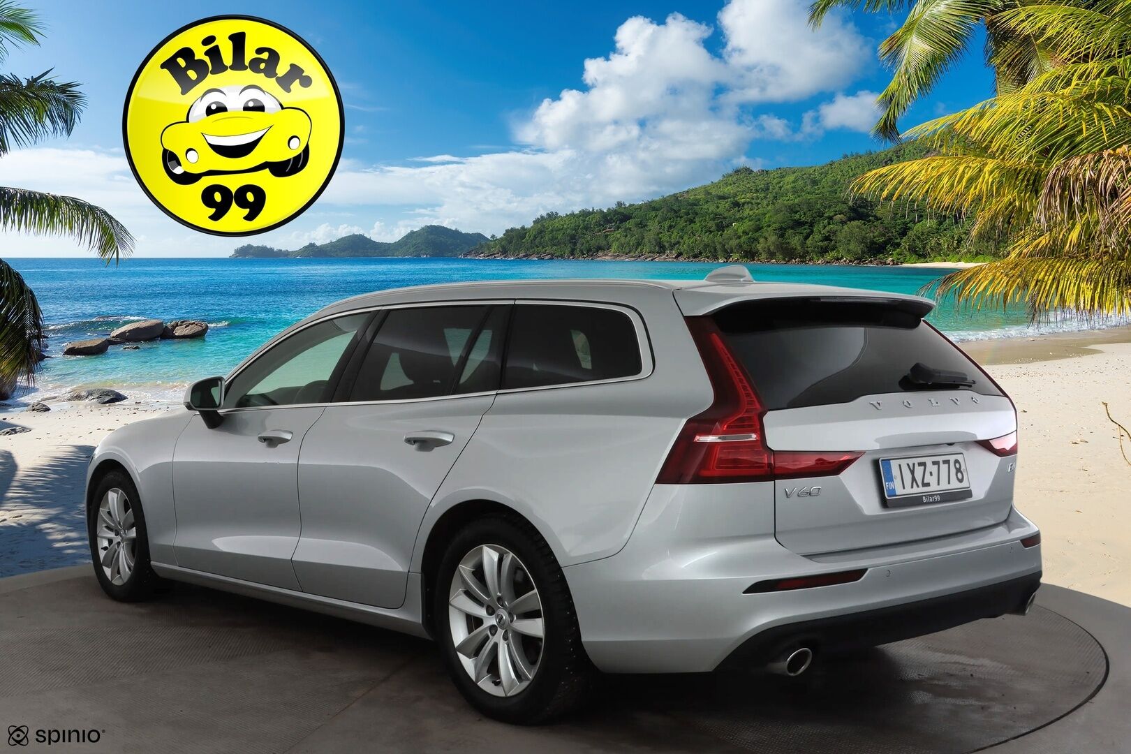 Volvo V60 2021 B4 MHEV Business aut * ACC / P.kamera / Webasto / Muistipenkki / Keyless / Nahat / Sähköluukku * - 1.Om Suomi-auto / Kahdet renkaat aluvanteilla