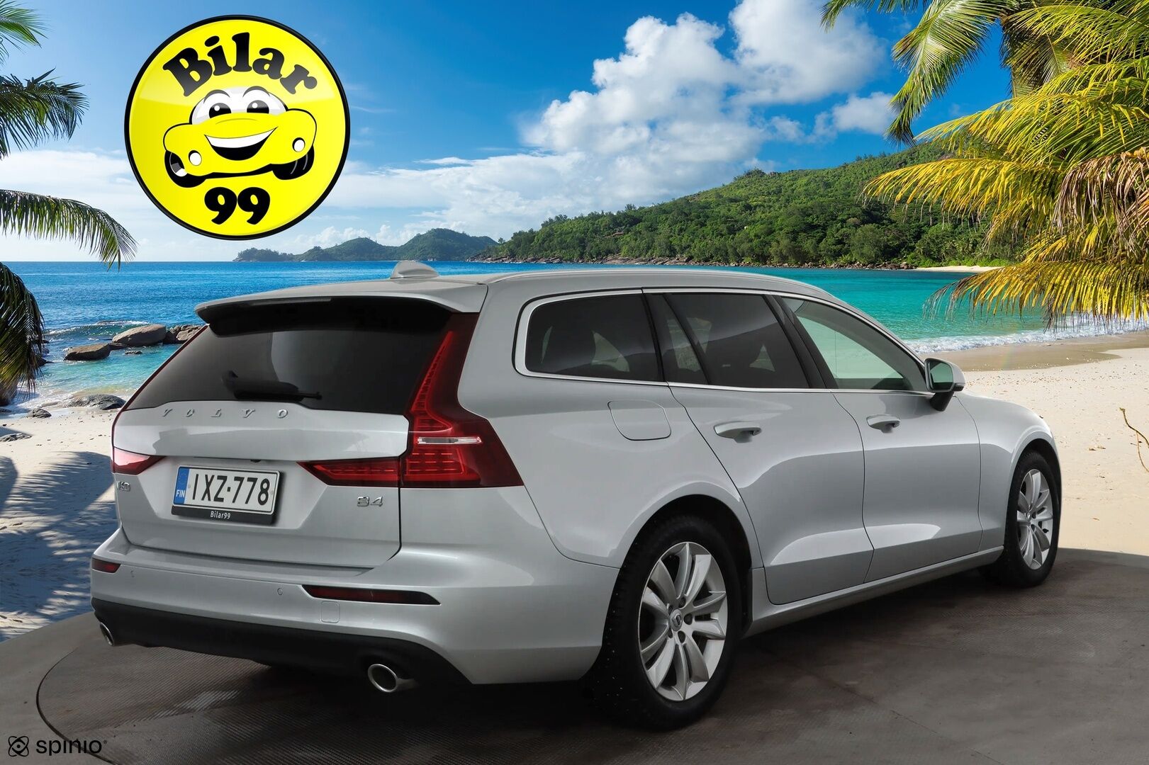 Volvo V60 2021 B4 MHEV Business aut * ACC / P.kamera / Webasto / Muistipenkki / Keyless / Nahat / Sähköluukku * - 1.Om Suomi-auto / Kahdet renkaat aluvanteilla