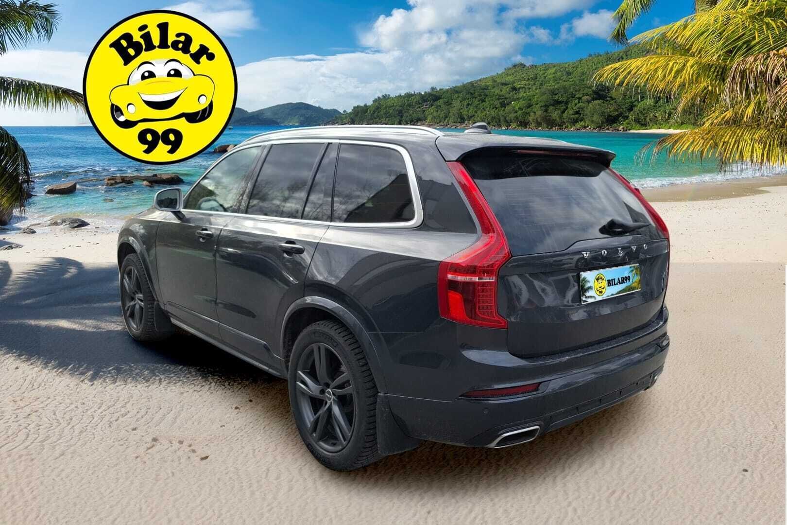 Volvo XC90 2018 D4 AWD R-Design aut ** ACC / Bowers&Wilkins / 22" / Webasto / Ei Ad-Blue / Kamera ja tutkat / Sporttinahat / Kysy lisää ** - 2x Renkaat vanteilla / Vetokoukku / Rautajousilla