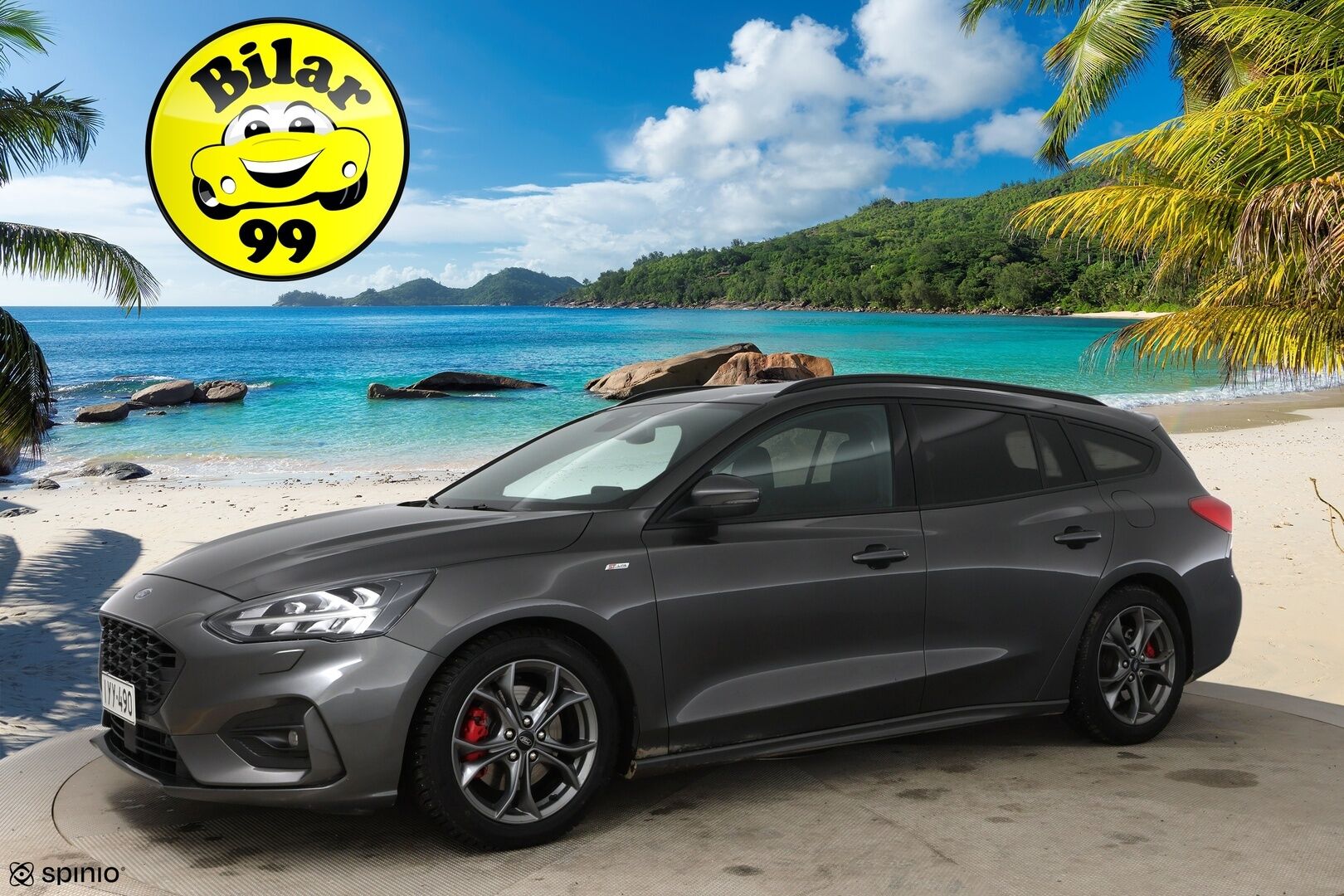 Ford Focus 2021 1,5 TDCi EcoBlue 120hv A8 ST-Line Wagon * Webasto / Adapt. vakkari / Lämmitettävä tuulilasi / P-kamera / Koukku / Kaistavahti - Suomi-auto / Kahdet renkaat omilla alumiinivanteilla / Hihna tehty 2025  / Juuri huollettu!