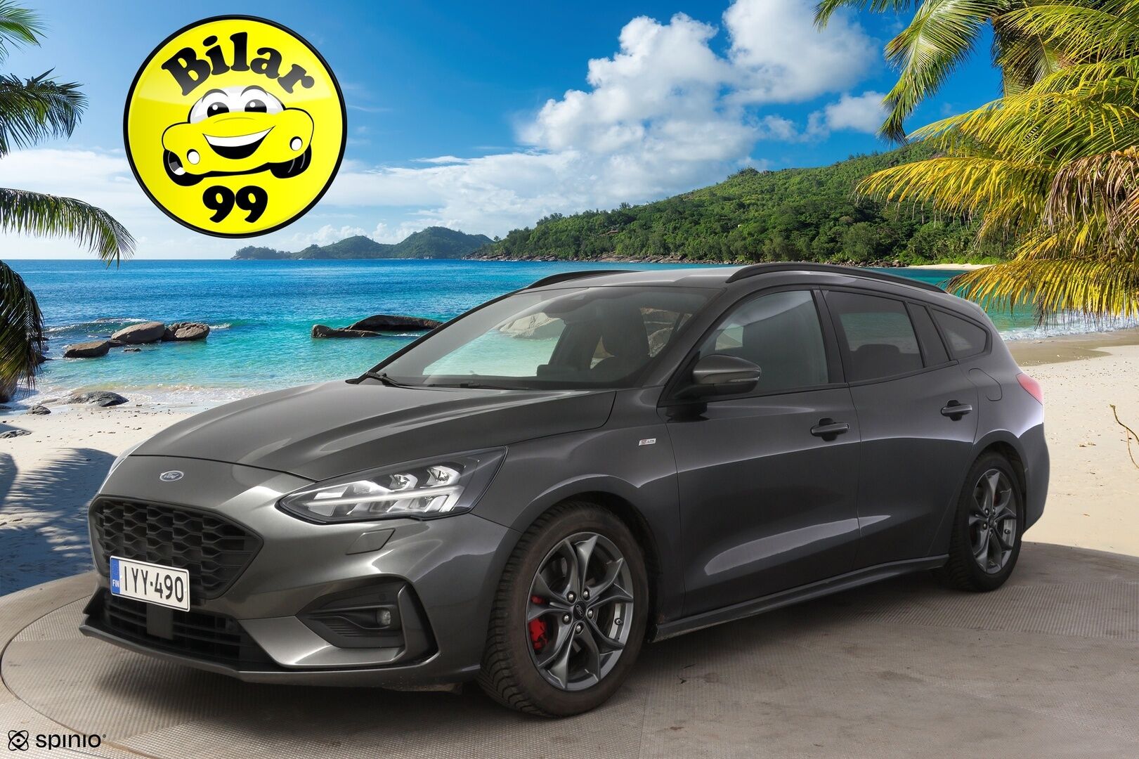Ford Focus 2021 1,5 TDCi EcoBlue 120hv A8 ST-Line Wagon * Webasto / Adapt. vakkari / Lämmitettävä tuulilasi / P-kamera / AppleCarPlay * - * Suomi-auto / Merkkiliikkeen huoltokirja! / Kahdet renkaat omilla alumiinivanteilla! *