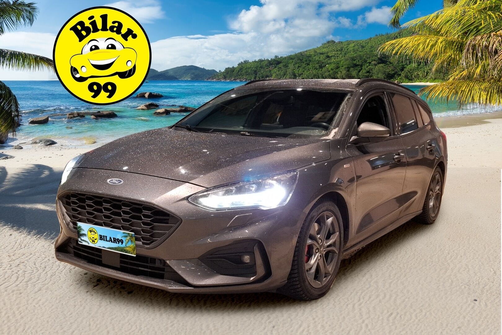 Ford Focus 2021 1,5 TDCi EcoBlue 120hv A8 ST-Line Wagon * Webasto / Adapt. vakkari / Lämmitettävä tuulilasi / P-kamera / Koukku / Kaistavahti - Suomi-auto / Kahdet renkaat omilla alumiinivanteilla / Hihna tehty 2025  / Juuri huollettu!