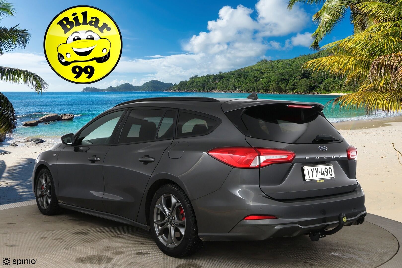 Ford Focus 2021 1,5 TDCi EcoBlue 120hv A8 ST-Line Wagon * Webasto / Adapt. vakkari / Lämmitettävä tuulilasi / P-kamera / Koukku / Kaistavahti - Suomi-auto / Kahdet renkaat omilla alumiinivanteilla / Hihna tehty 2025  / Juuri huollettu!