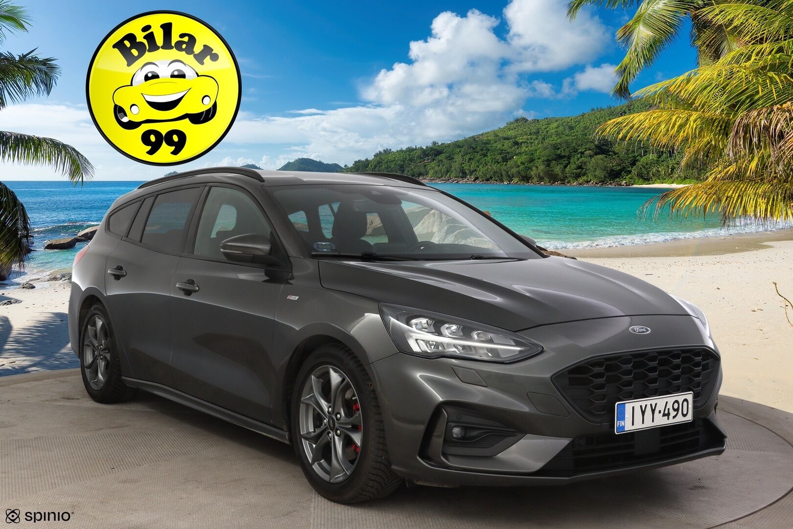 Ford Focus 2021 1,5 TDCi EcoBlue 120hv A8 ST-Line Wagon * Webasto / Adapt. vakkari / Lämmitettävä tuulilasi / P-kamera / AppleCarPlay * - * Suomi-auto / Merkkiliikkeen huoltokirja! / Kahdet renkaat omilla alumiinivanteilla! *