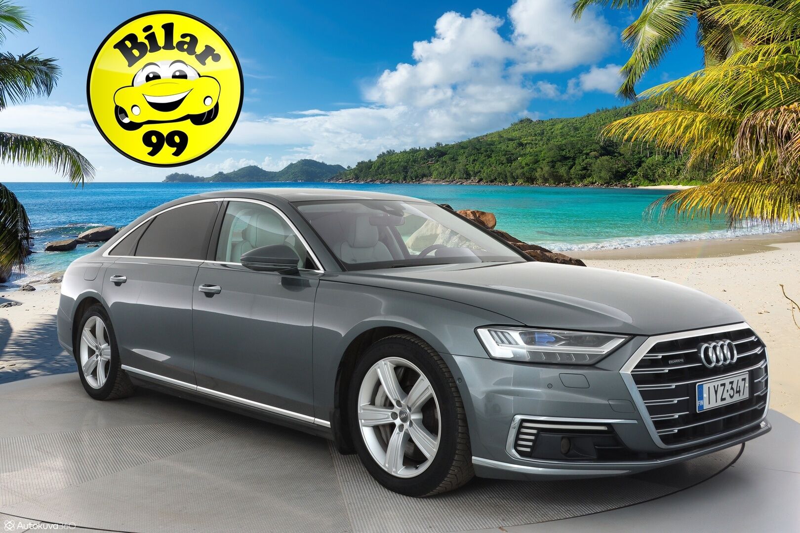 Audi A8 2021 Sedan Lang 60 TFSI e quattro tiptronic *Häikäsevät varusteet / HD Matrix LED+Laser / TV / Sähkösäätöiset etu- ja takaistuimet hieronnalla & ilmastoinnilla / HUD / Yönäkö / Panorama / Imuovet* - 3,99% KORKOTARJOUS TÄHÄN AUTOON 21.9. ASTI - *Akku kuntotarkistettu! / 1-omisteinen Suomi-auto! / Todella hieno yksilö!*