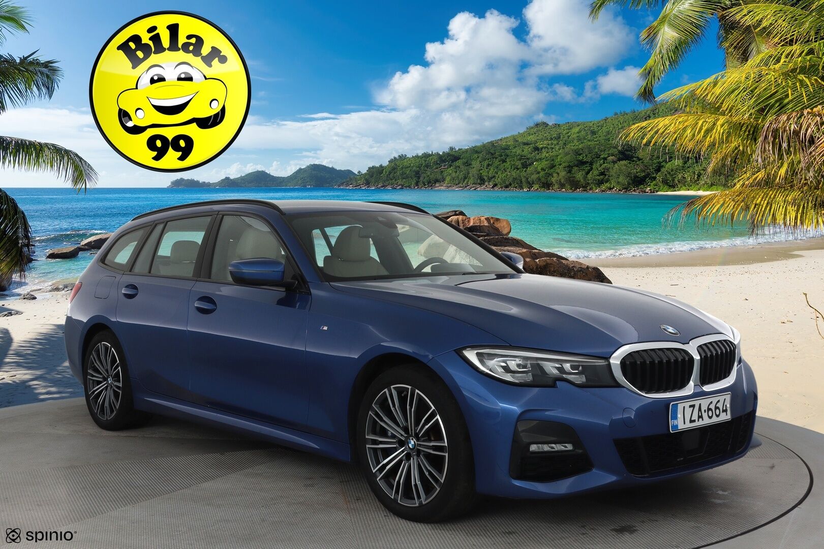 BMW 330 2021 G21 A Charged Edition M Sport **ACC / HUD / P.tutkat / Muistipenkki / Vaaleat nahat / Comfort Access / Navi** - 1.Om Suomi-auto / Kahdet renkaat aluvanteilla / Merkkihuollettu