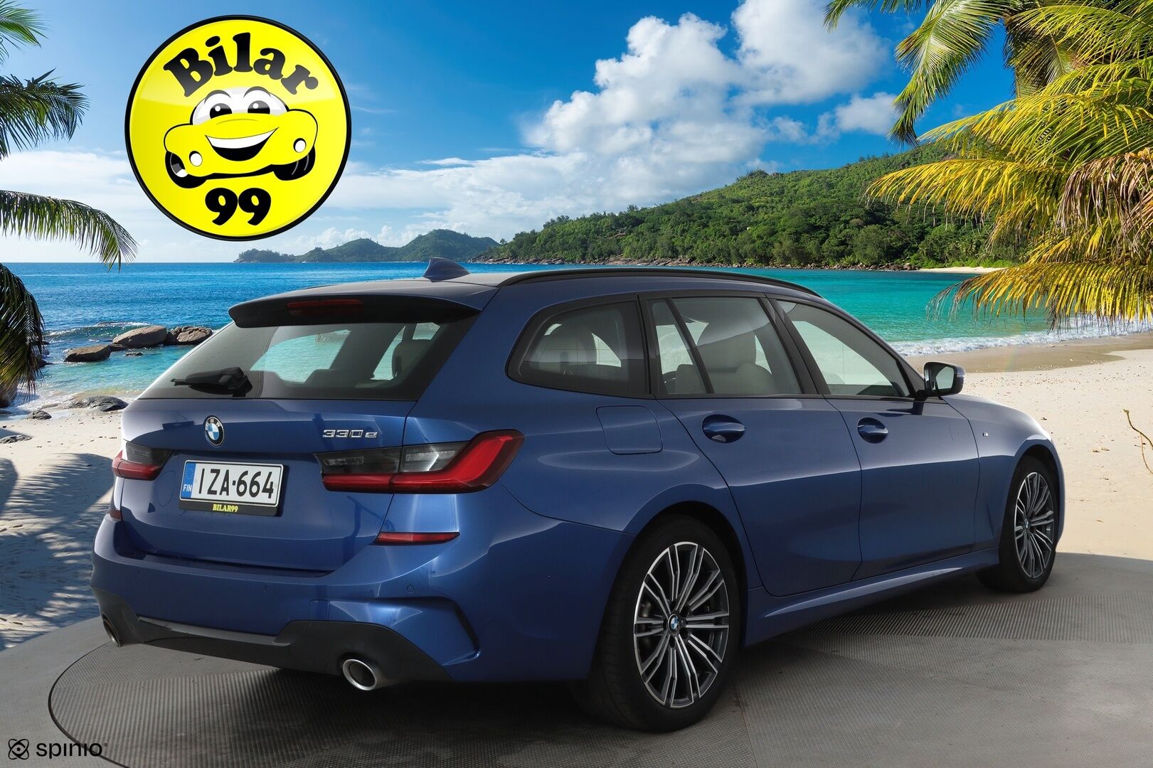 BMW 330 2021 G21 A Charged Edition M Sport **ACC / HUD / P.tutkat / Muistipenkki / Vaaleat nahat / Comfort Access / Navi** - 1.Om Suomi-auto / Kahdet renkaat aluvanteilla / Merkkihuollettu