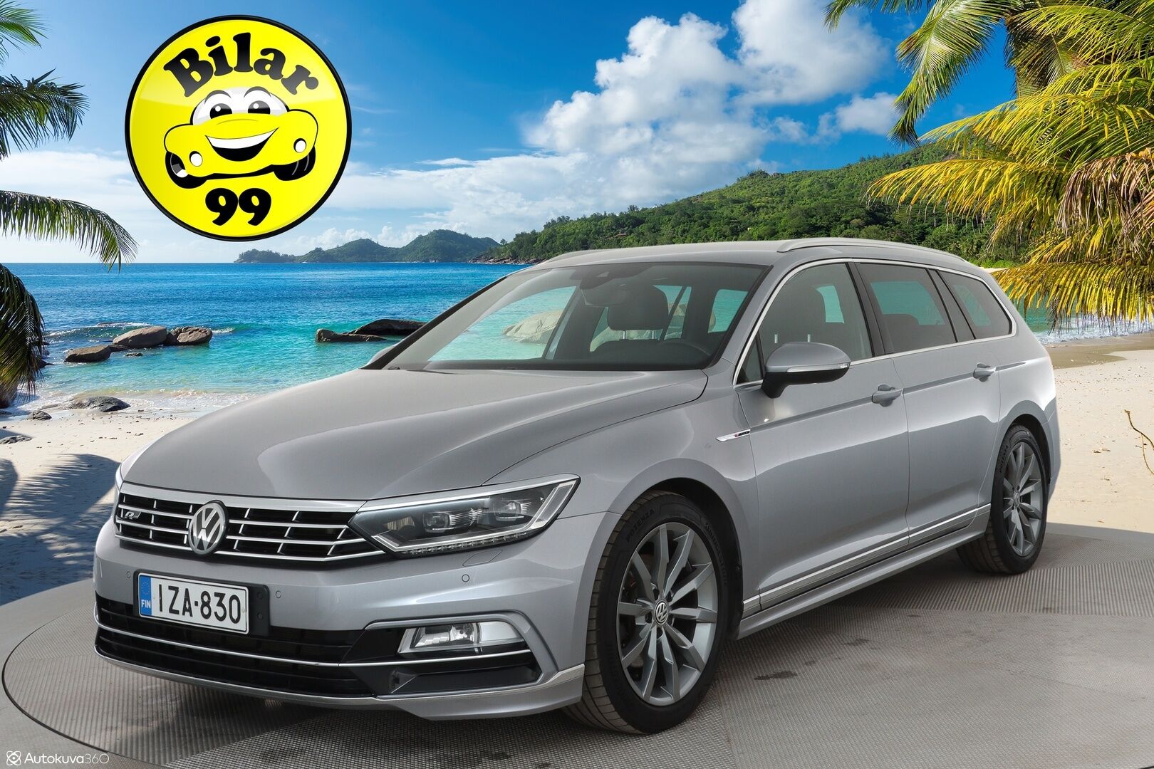 Volkswagen Passat 2018 Variant Highline R-Line 2,0 TDI 140 kW (190 hv) 4MOTION DSG-automaatti **Webasto / Koukku / Matrix-LED / Adapt.Vakkari** - ACC / P. Kamera / Kaistavahti / KeylessGO / 2x Renkaat / Digimittaristo