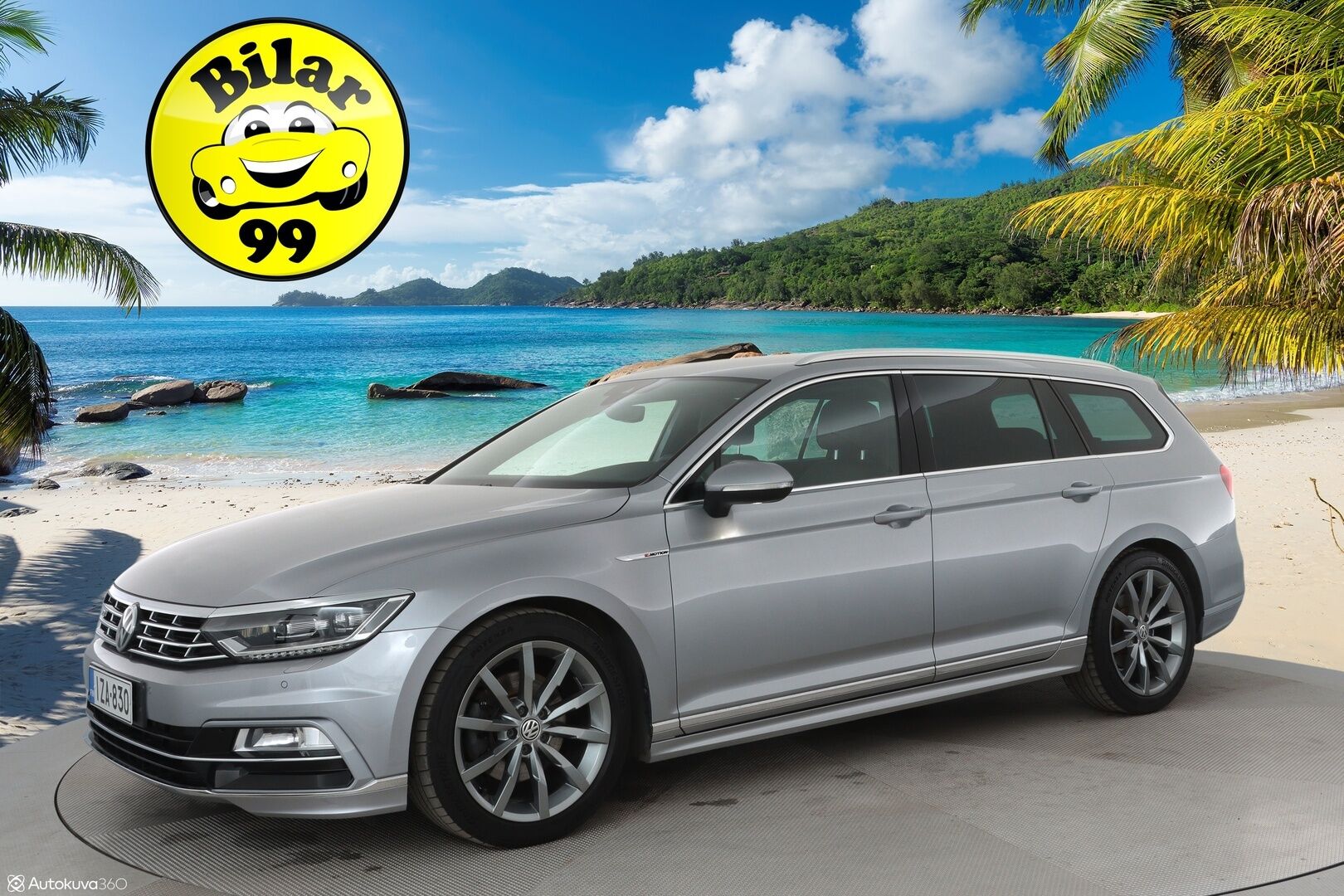 Volkswagen Passat 2018 Variant Highline R-Line 2,0 TDI 140 kW (190 hv) 4MOTION DSG-automaatti **Webasto / Koukku / Matrix-LED / Adapt.Vakkari** - ACC / P. Kamera / Kaistavahti / KeylessGO / 2x Renkaat / Digimittaristo