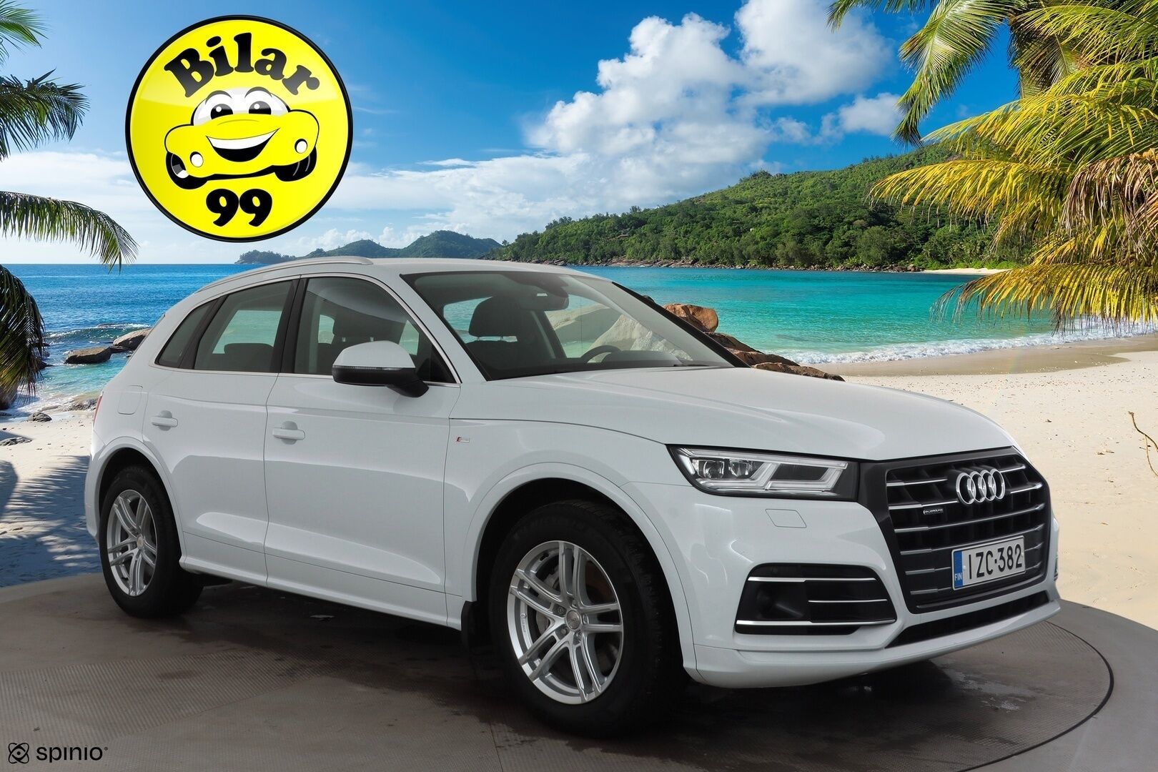 Audi Q5 2020 55 TFSI e quattro S tronic S-line * ACC / Matrix LED / P.kamera / Ilma-alusta / Keyless / Navi / Vetokoukku * - Koti & kauppalaturi / 1.Om suomi-auto / Kahdet renkaat