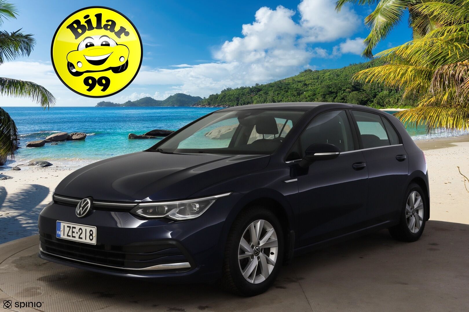 Volkswagen Golf 2021 First Edition Style 1,5 eTSI 110 kW (MHEV) * Webasto /  Adapt.vakkari / Matrix / Kamera / Metalliväri / Digimittaristo * - Kahdet renkaat / Suomi- Auto / Merkkiliikkeen huoltokirja