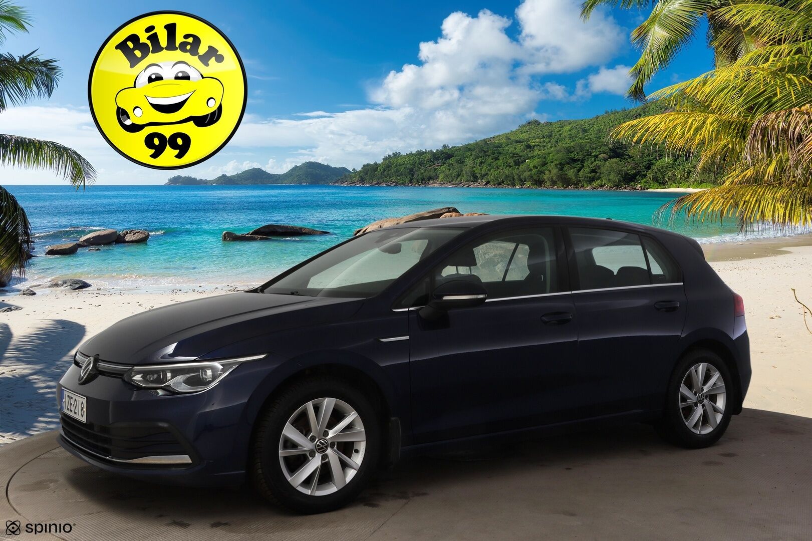 Volkswagen Golf 2021 First Edition Style 1,5 eTSI 110 kW (MHEV) * Webasto /  Adapt.vakkari / Matrix / Kamera / Metalliväri / Digimittaristo * - Kahdet renkaat / Suomi- Auto / Merkkiliikkeen huoltokirja