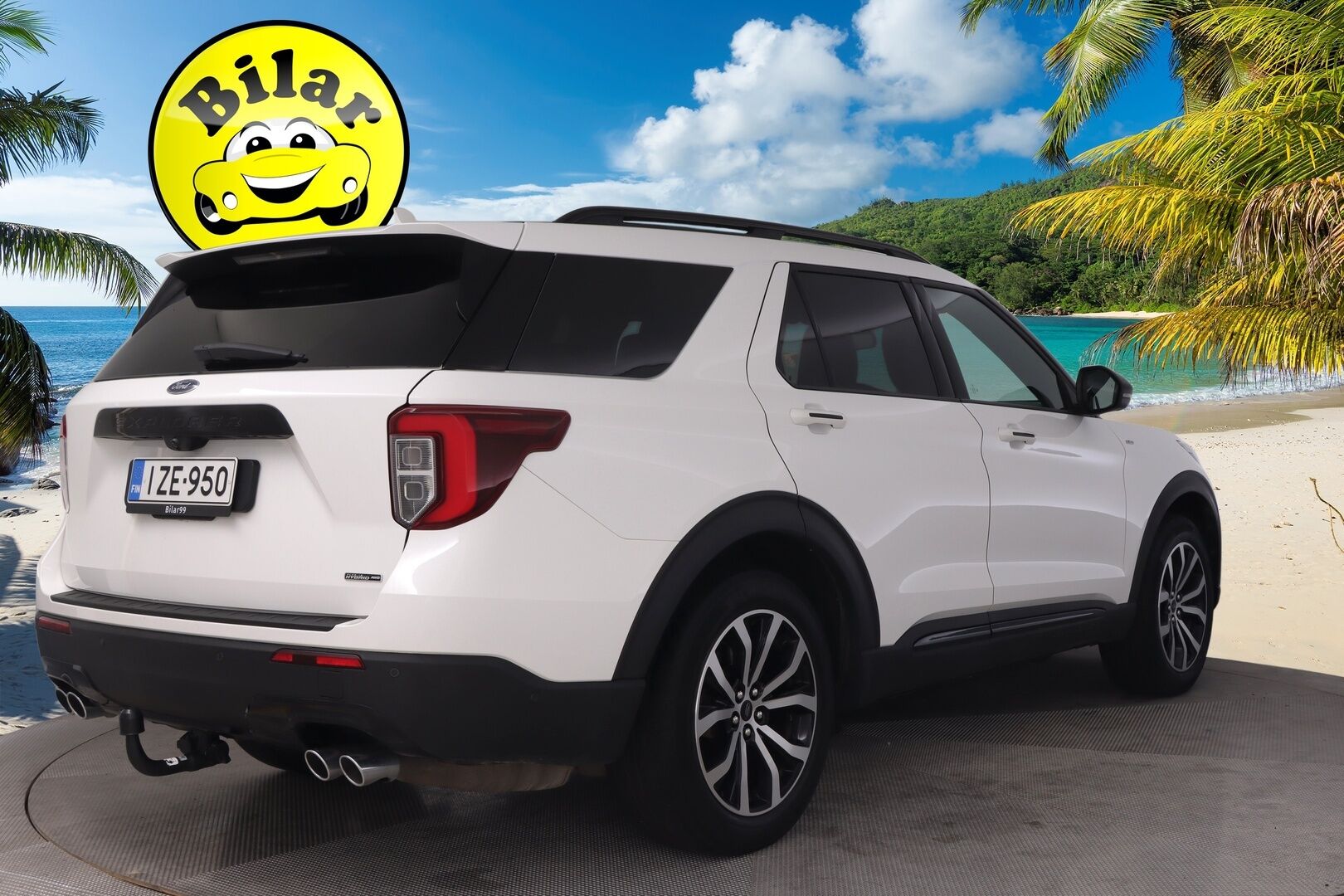 Ford Explorer 2021 3,0 V6 Ecoboost 457hv PHEV A10 AWD ST-Line 5-ovinen - ACC | Hierovat ja tuuletetut etuistuimet | Lämpöpaketti | 360 kamera | Panorama | B&O äänentoisto | Koukku | 7-Paikkainen | Langaton lataus | Ambient | Blis | 2x alut | Merkkihuollettu | Suomiauto