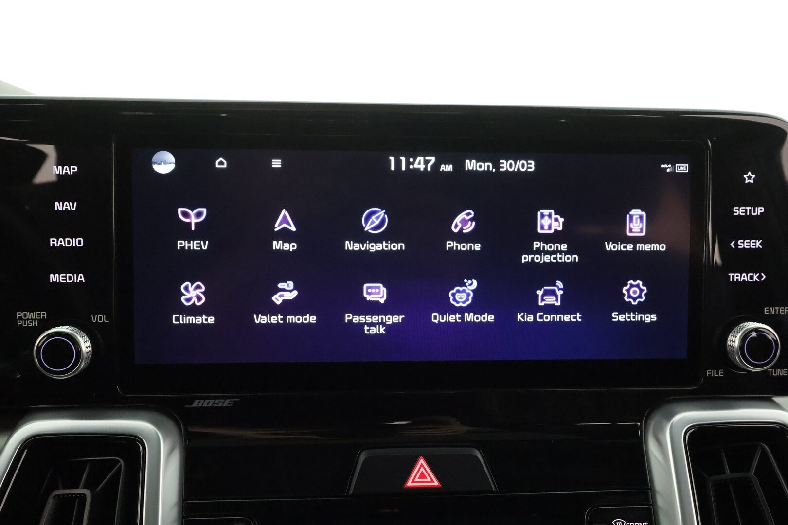 Kia Sorento 2021 1,6 T-GDI Hybrid AWD Business AT 7P * SCC / Koukku / Lohko / HUD / Panorama / 360-kamera / Bose / Muistipenkki * - Merkkihuollettu / Kahdet Renkaat