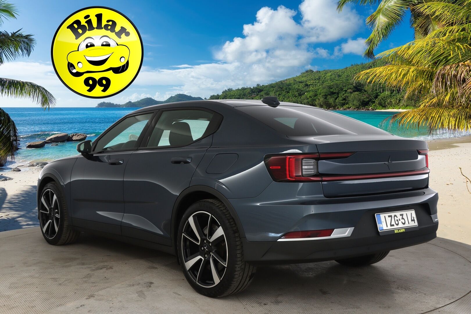 POLESTAR 2 2022 Long Range AWD Plus 78 kWh *Lämpöpumppu / Harman/Kardon / Lasikatto / P-kamera / Sporttipenkki Muistilla / KeylessGo* - 3,99 % KORKOTARJOUS TÄHÄN AUTOON - Vakkari / Kaistavahti / 2x renkaat ja vanteet / Vähän ajettu