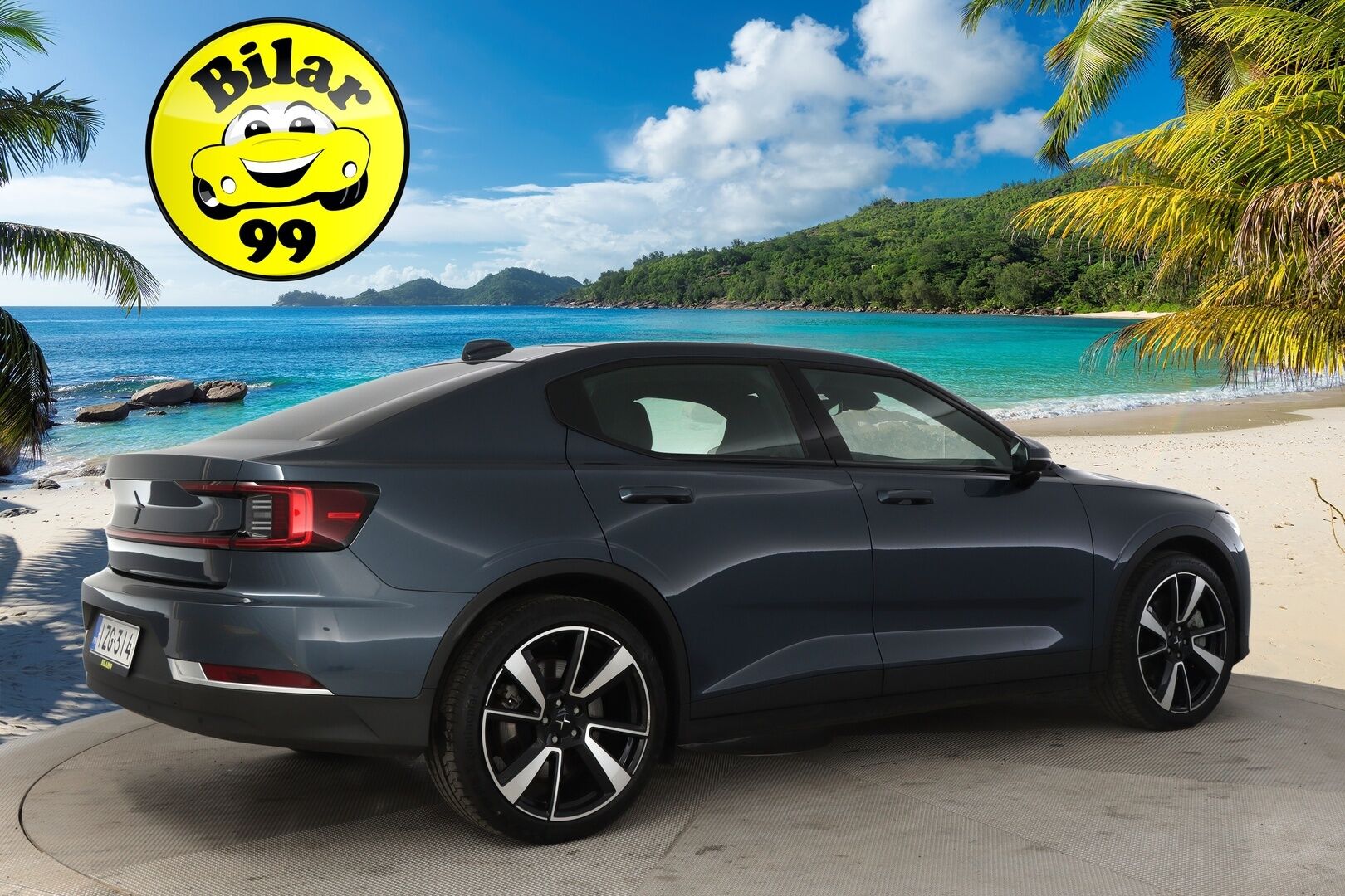 POLESTAR 2 2022 Long Range AWD Plus 78 kWh *Lämpöpumppu / Harman/Kardon / Lasikatto / P-kamera / Sporttipenkki Muistilla / KeylessGo* - 3,99 % KORKOTARJOUS TÄHÄN AUTOON - Vakkari / Kaistavahti / 2x renkaat ja vanteet / Vähän ajettu