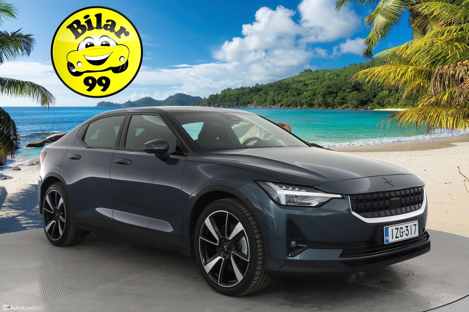 POLESTAR 2 2021 Long Range Dual Motor, 300kW ** Pilot&Plus / Lasikatto / 360° Kamera / Adapt.Vakkari / Pixel-LED * - Harman/Kardon / Akku kuntotarkastettu / Digimittaristo / Kaistavahti / KeylessGo 