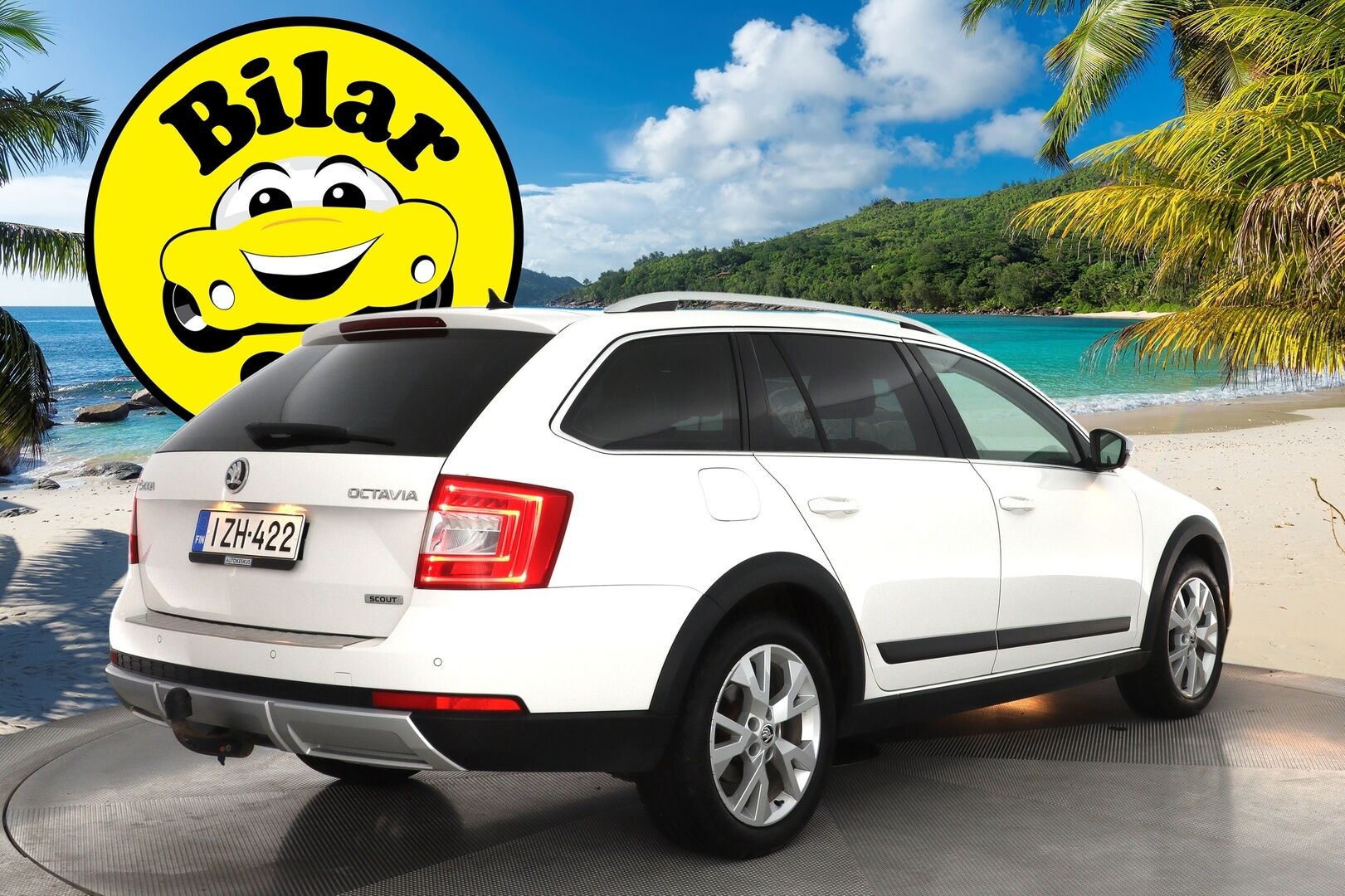 Skoda Octavia 2016 Combi 2,0 TDI 184 4x4 Scout DSG Autom. / Webasto / Vakkari / Bluetooth / P. tutkat / Koukku - 2x Skodan aluvanteet / Siisti yksilö / Hyvin pidetty - HULLUT AVAJAISHULINAT KORKOTARJOUS 3,29 %