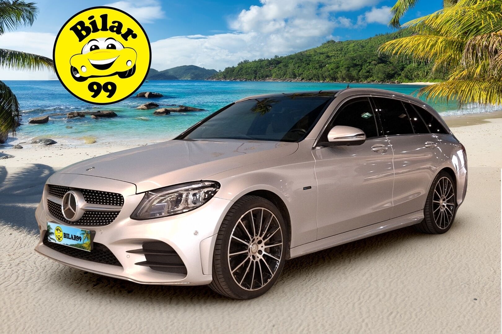 Mercedes-Benz C 2020 300 de T A Business AMG Edition EQ Power / Burmester / Distronic+ / 360 / Panorama / Multibeam LED - Vetokoukku / Airmatic / Blis / KeyLess / 