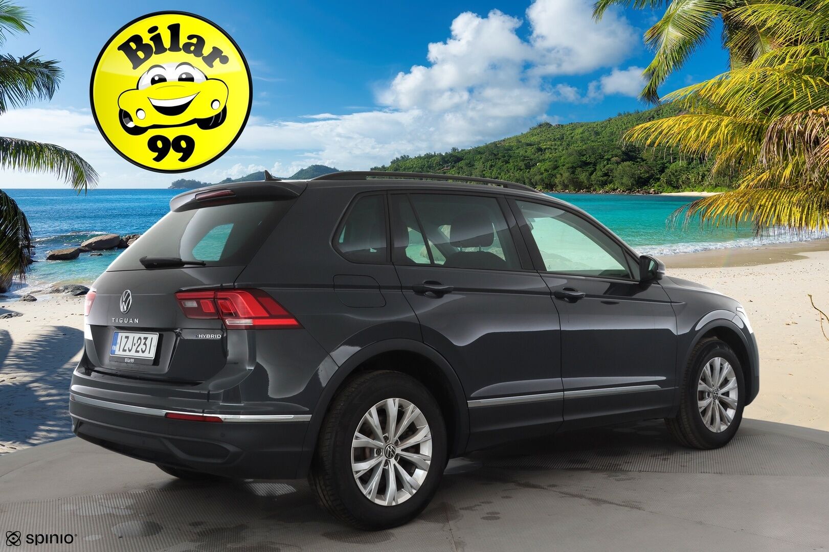 Volkswagen Tiguan 2021 eHybrid 180 kW DSG * ACC / Digimittaristo / LED / P.kamera / Keyless / Sähköluukku / Ratinlämmitin * - Suomi-auto / Kahdet renkaat aluvanteilla / Merkkihuollettu
