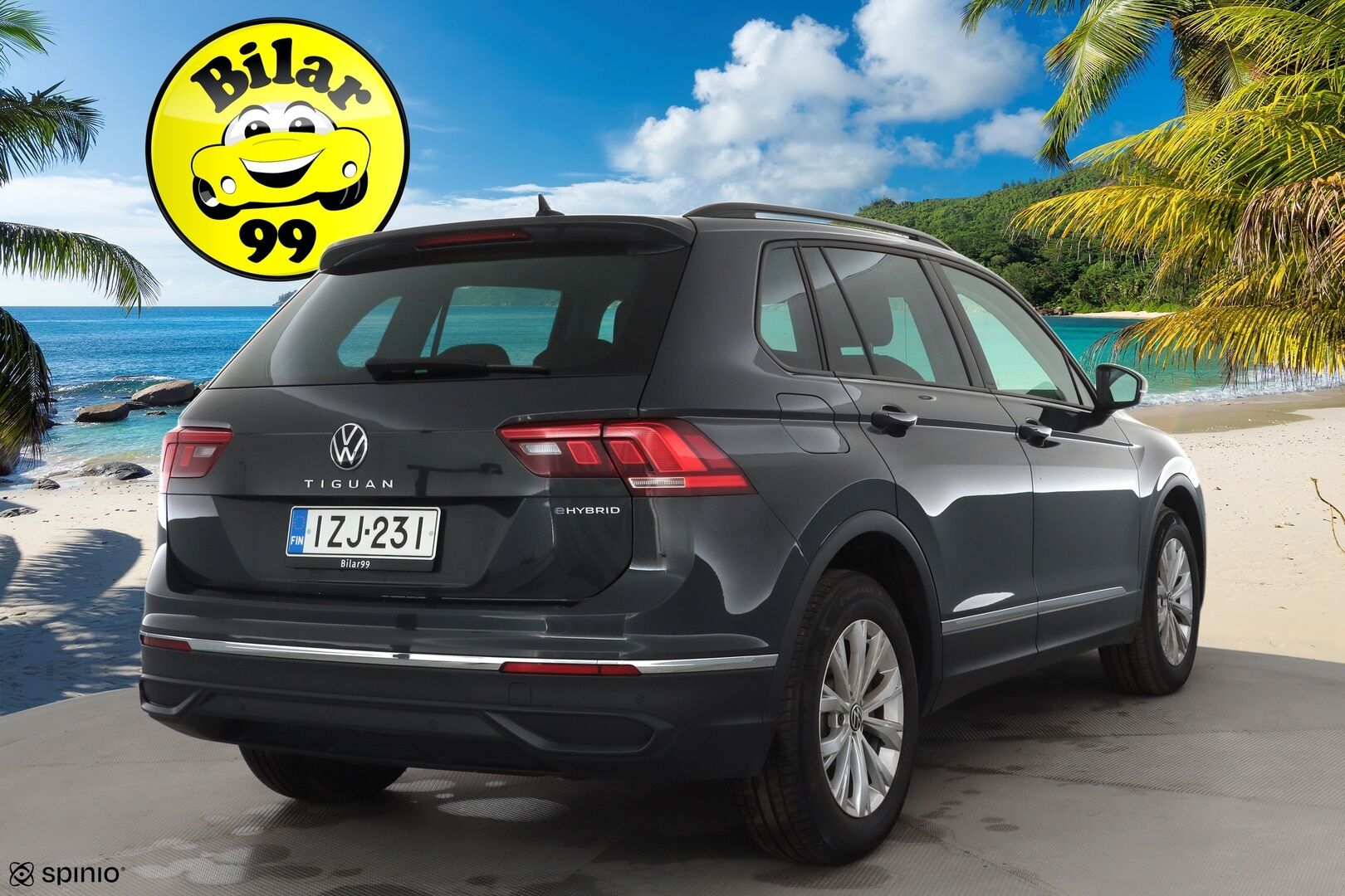 Volkswagen Tiguan 2021 eHybrid 180 kW DSG * ACC / Digimittaristo / LED / P.kamera / Keyless / Sähköluukku / Ratinlämmitin * - Suomi-auto / Kahdet renkaat aluvanteilla / Merkkihuollettu