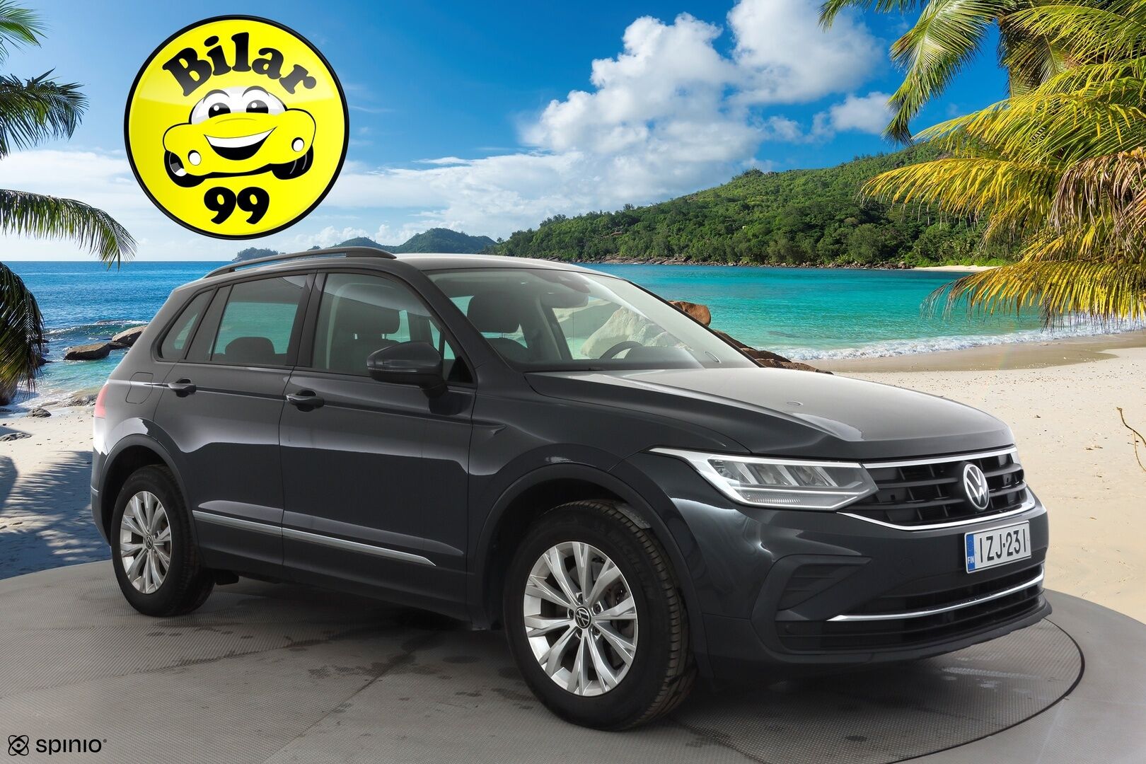 Volkswagen Tiguan 2021 eHybrid 180 kW DSG * ACC / Digimittaristo / LED / P.kamera / Keyless / Sähköluukku / Ratinlämmitin * - Suomi-auto / Kahdet renkaat aluvanteilla / Merkkihuollettu
