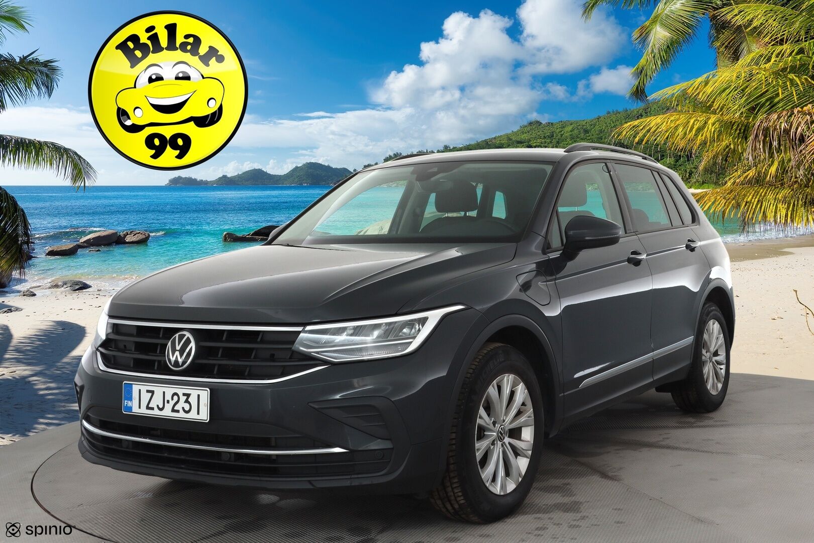 Volkswagen Tiguan 2021 eHybrid 180 kW DSG * ACC / Digimittaristo / LED / P.kamera / Keyless / Sähköluukku / Ratinlämmitin * - Suomi-auto / Kahdet renkaat aluvanteilla / Merkkihuollettu